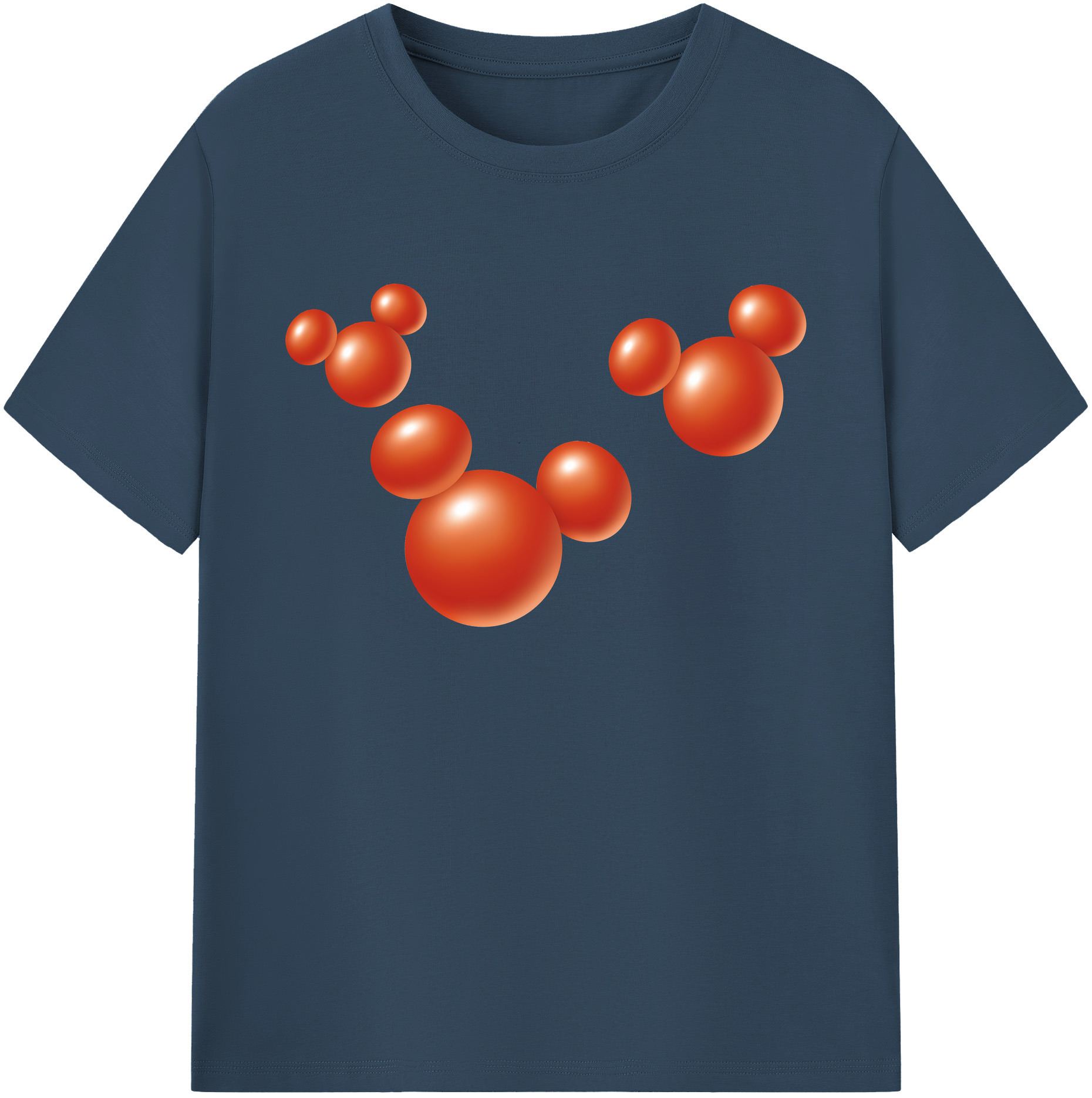 ミッキーマウス Mickey Mouse 綿100％ メンズ半袖Tシャツ｜肌触りやわらか＆通気性