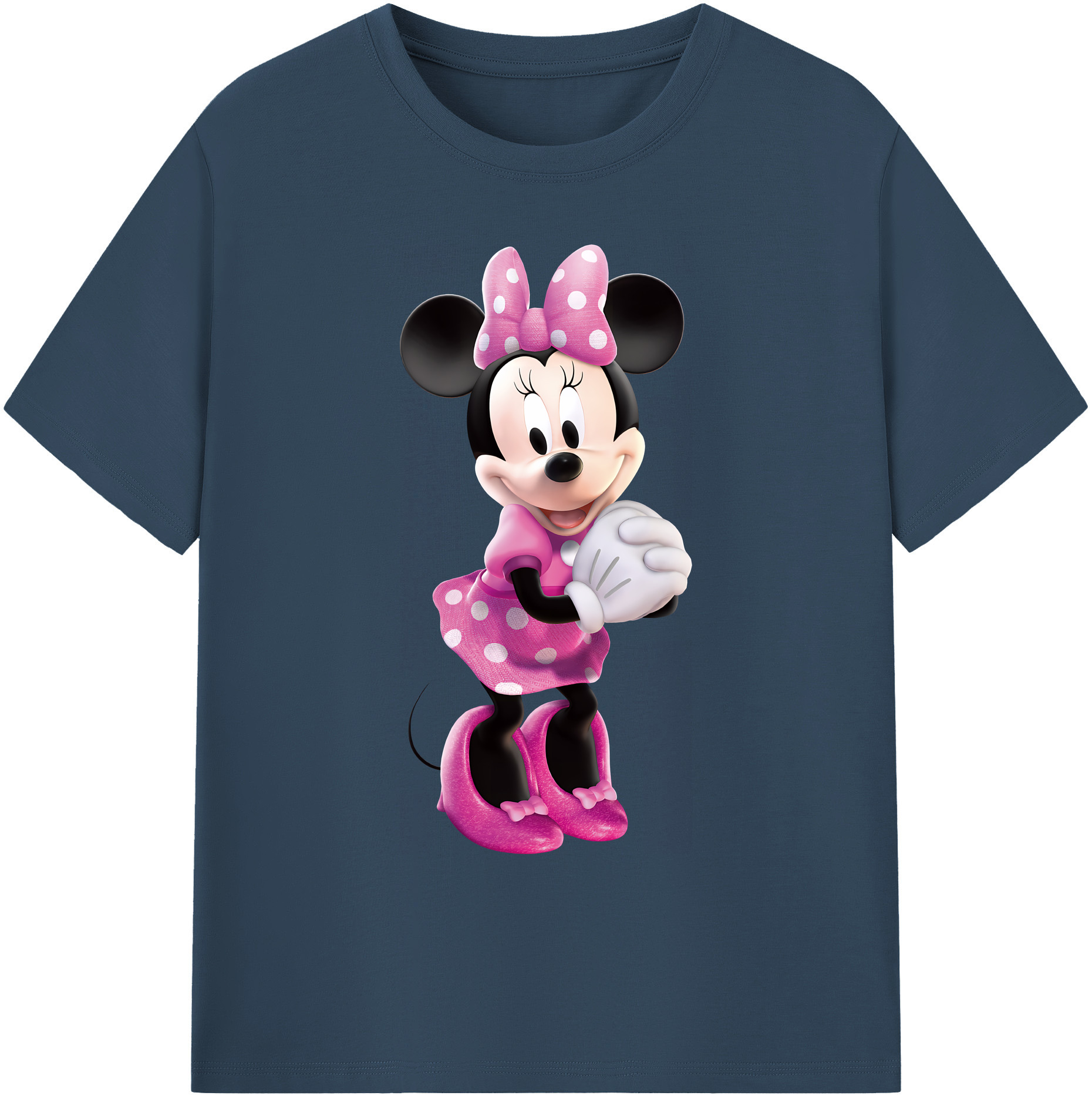 ミッキーマウス Mickey Mouse 綿100％ メンズ半袖Tシャツ｜肌触りやわらか＆通気性