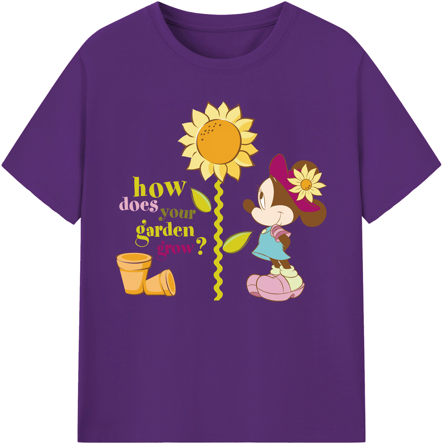 ミッキーマウス Mickey Mouse 綿100％ メンズ半袖Tシャツ｜肌触りやわらか＆通気性