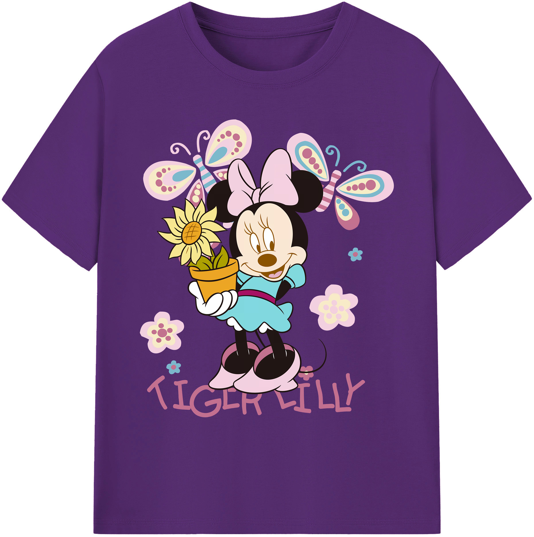 ミッキーマウス Mickey Mouse 綿100％ メンズ半袖Tシャツ｜肌触りやわらか＆通気性