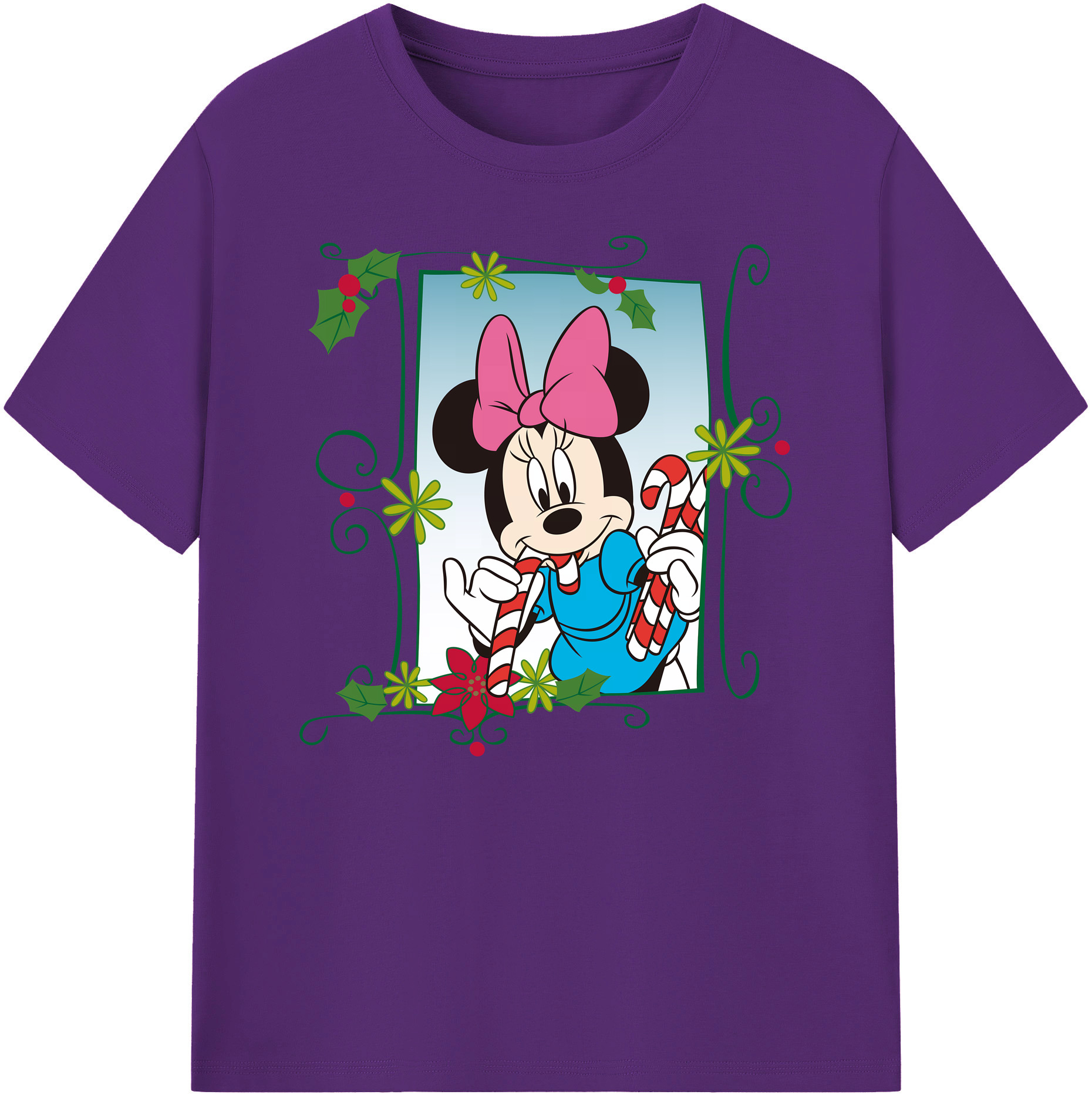 ミッキーマウス Mickey Mouse 綿100％ メンズ半袖Tシャツ｜肌触りやわらか＆通気性