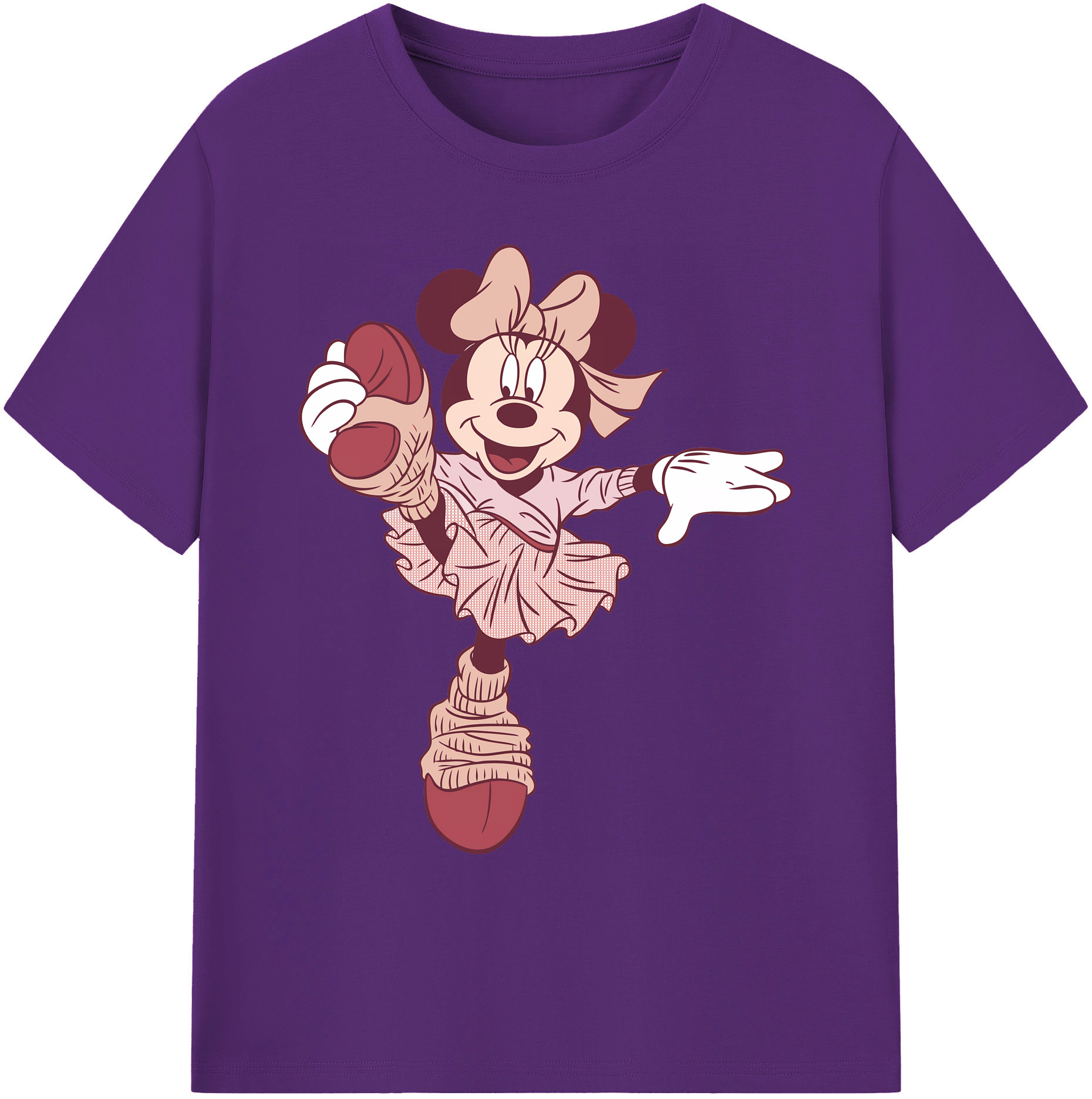 ミッキーマウス Mickey Mouse 綿100％ メンズ半袖Tシャツ｜肌触りやわらか＆通気性