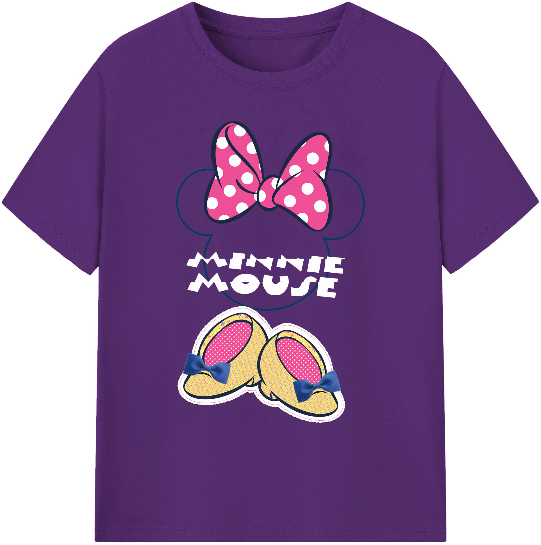 ミッキーマウス Mickey Mouse 綿100％ メンズ半袖Tシャツ｜肌触りやわらか＆通気性