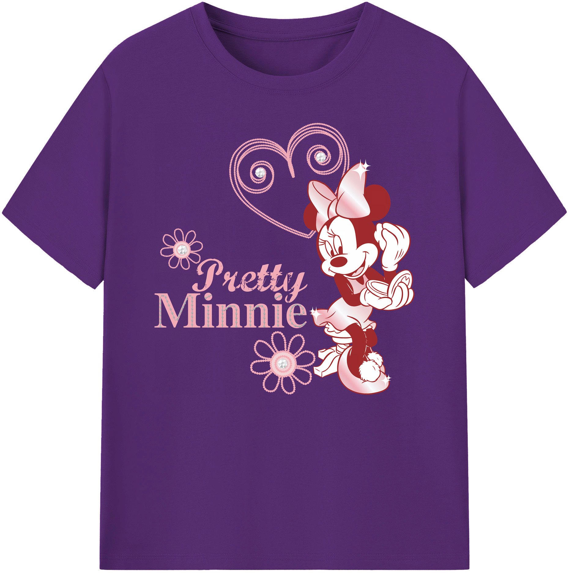 ミッキーマウス Mickey Mouse 綿100％ メンズ半袖Tシャツ｜肌触りやわらか＆通気性