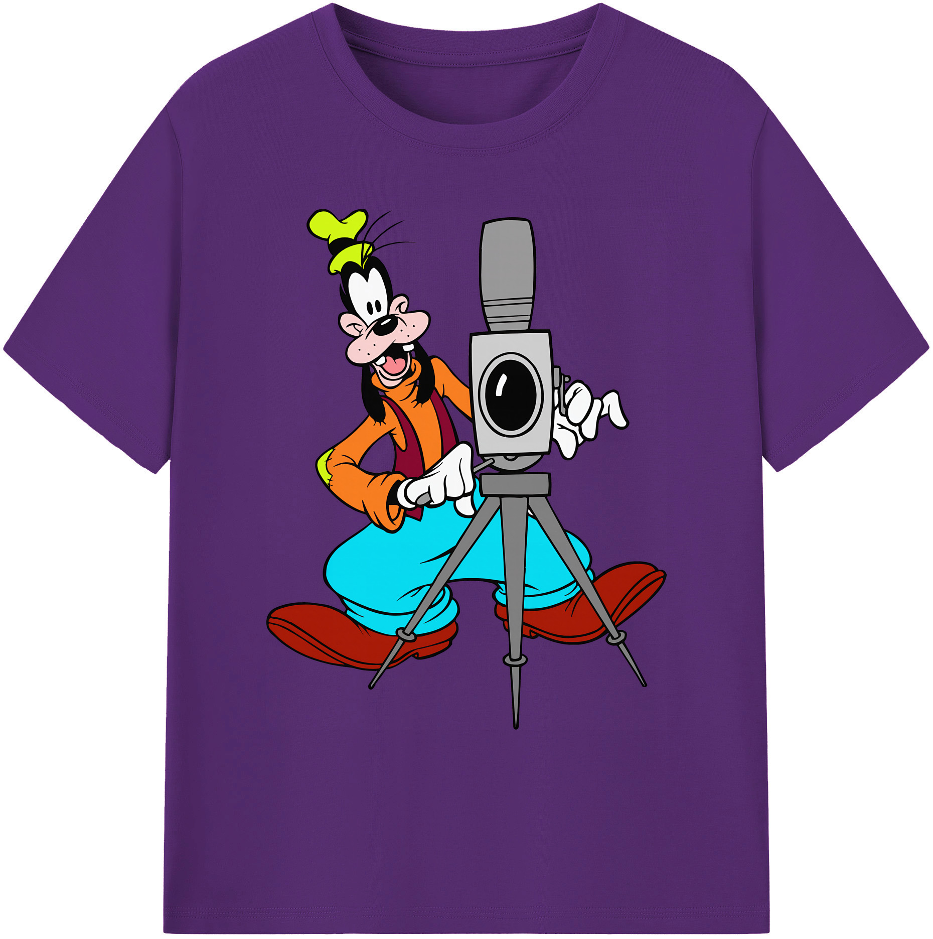 ミッキーマウス Mickey Mouse 綿100％ メンズ半袖Tシャツ｜肌触りやわらか＆通気性