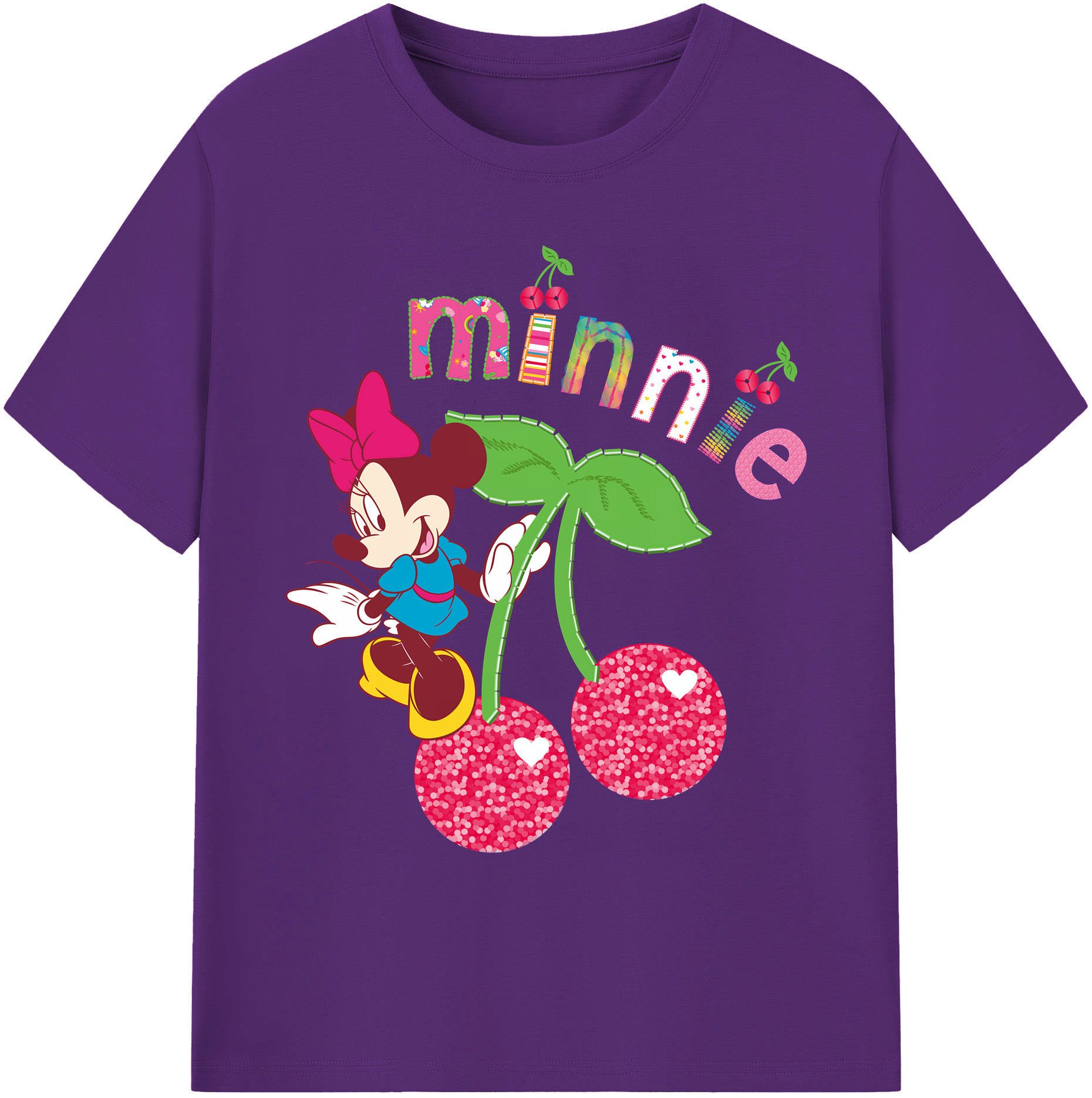 ミッキーマウス Mickey Mouse 綿100％ メンズ半袖Tシャツ｜肌触りやわらか＆通気性