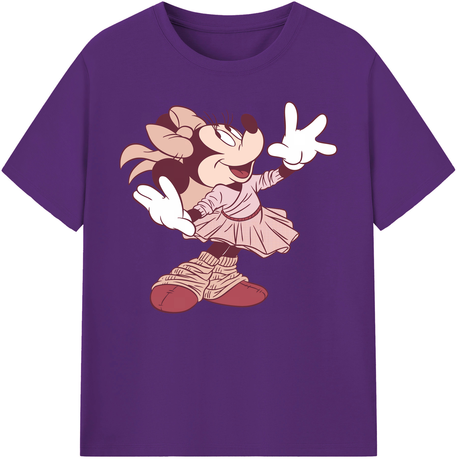 ミッキーマウス Mickey Mouse 綿100％ メンズ半袖Tシャツ｜肌触りやわらか＆通気性