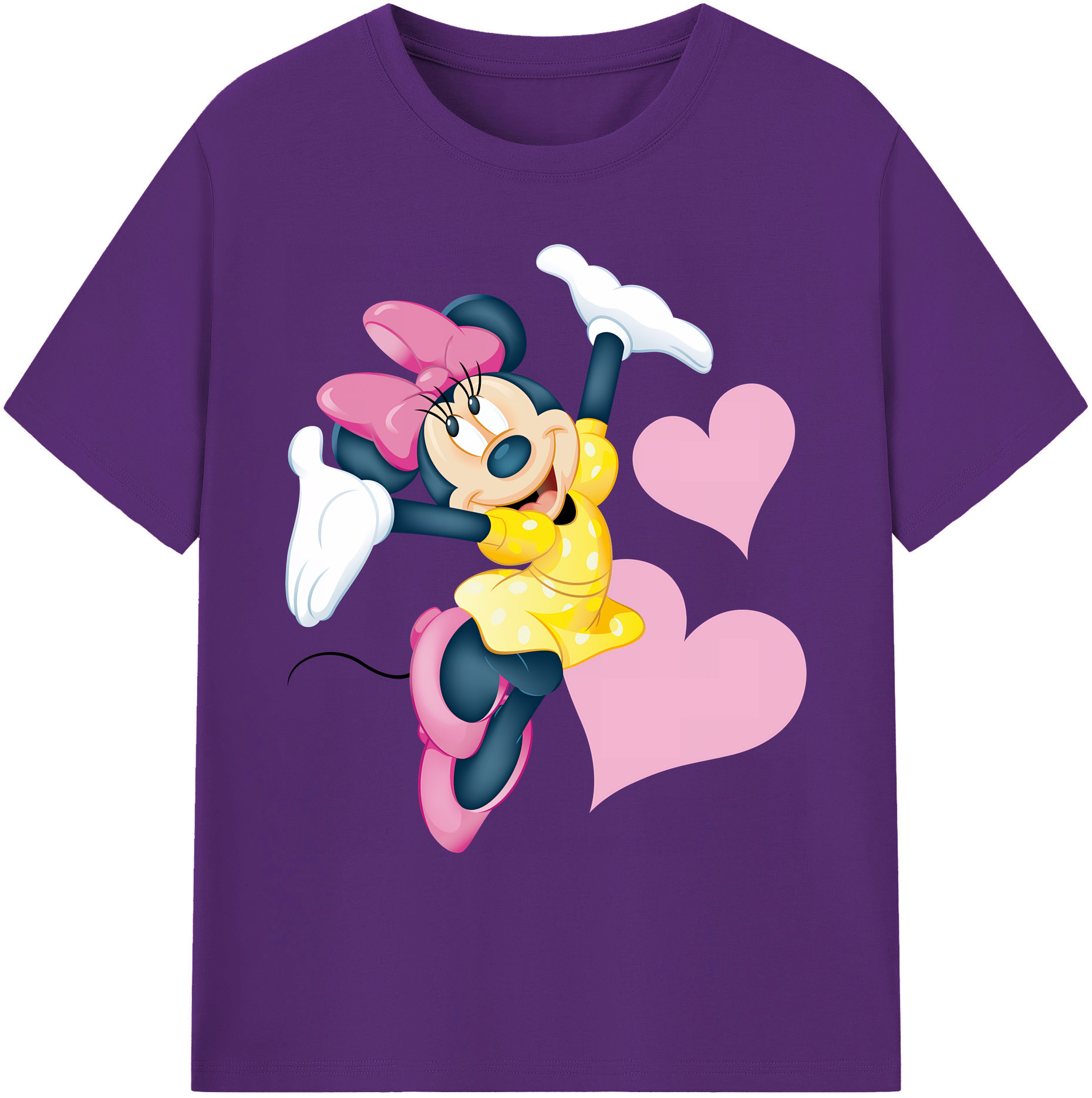 ミッキーマウス Mickey Mouse 綿100％ メンズ半袖Tシャツ｜肌触りやわらか＆通気性