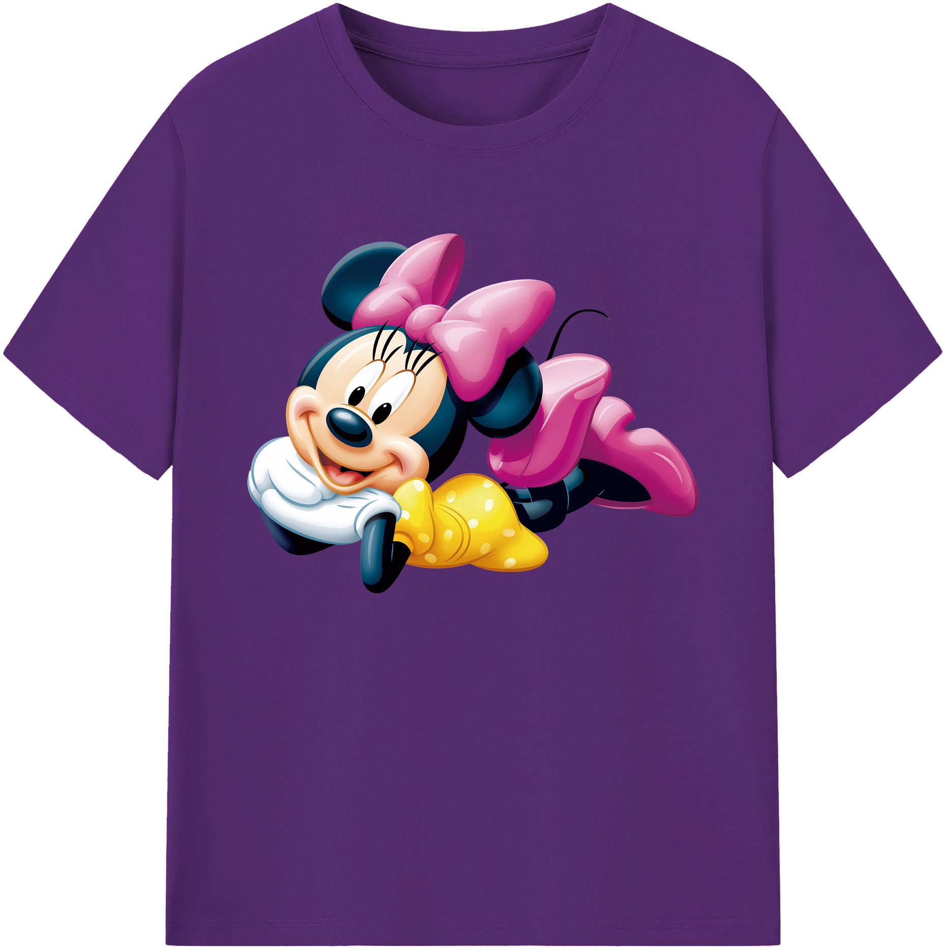 ミッキーマウス Mickey Mouse 綿100％ メンズ半袖Tシャツ｜肌触りやわらか＆通気性
