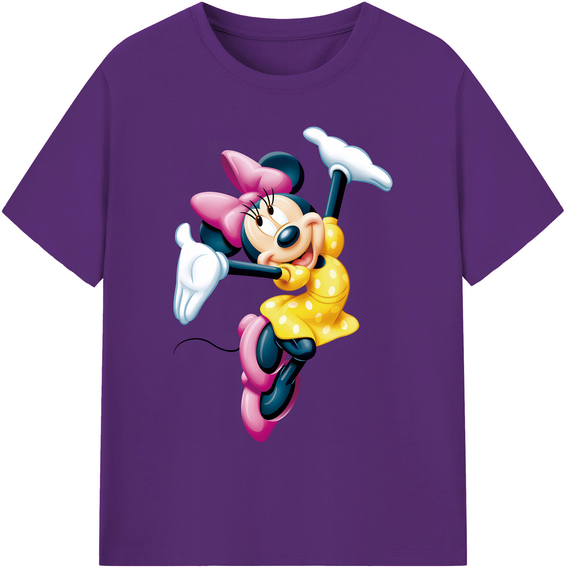 ミッキーマウス Mickey Mouse 綿100％ メンズ半袖Tシャツ｜肌触りやわらか＆通気性