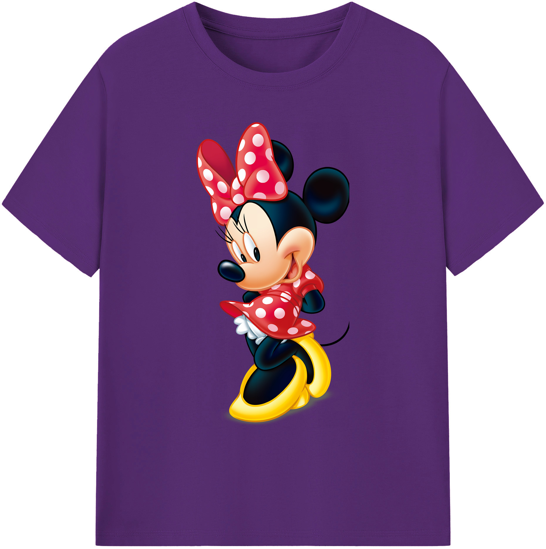 ミッキーマウス Mickey Mouse 綿100％ メンズ半袖Tシャツ｜肌触りやわらか＆通気性