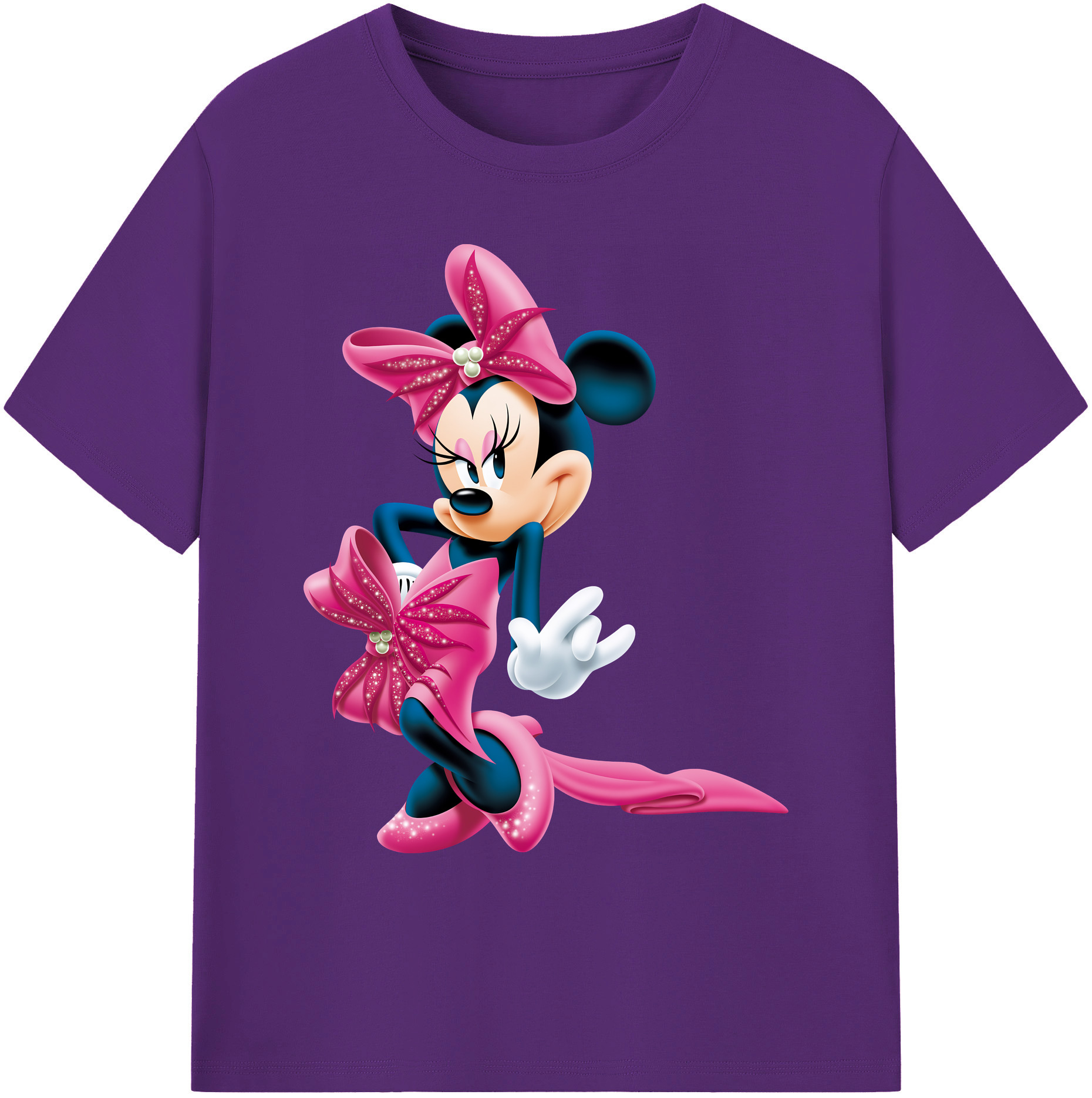 ミッキーマウス Mickey Mouse 綿100％ メンズ半袖Tシャツ｜肌触りやわらか＆通気性