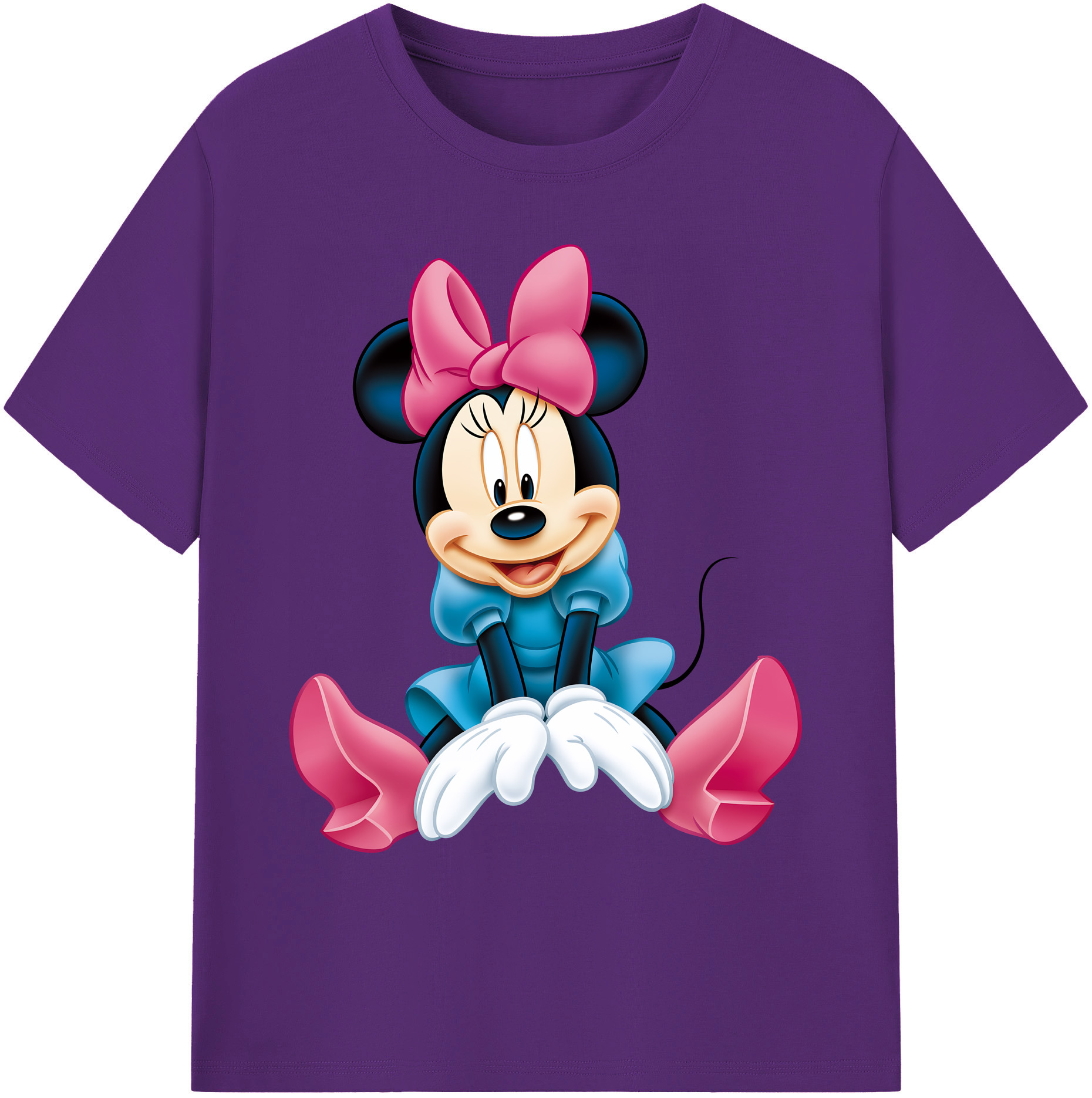 ミッキーマウス Mickey Mouse 綿100％ メンズ半袖Tシャツ｜肌触りやわらか＆通気性