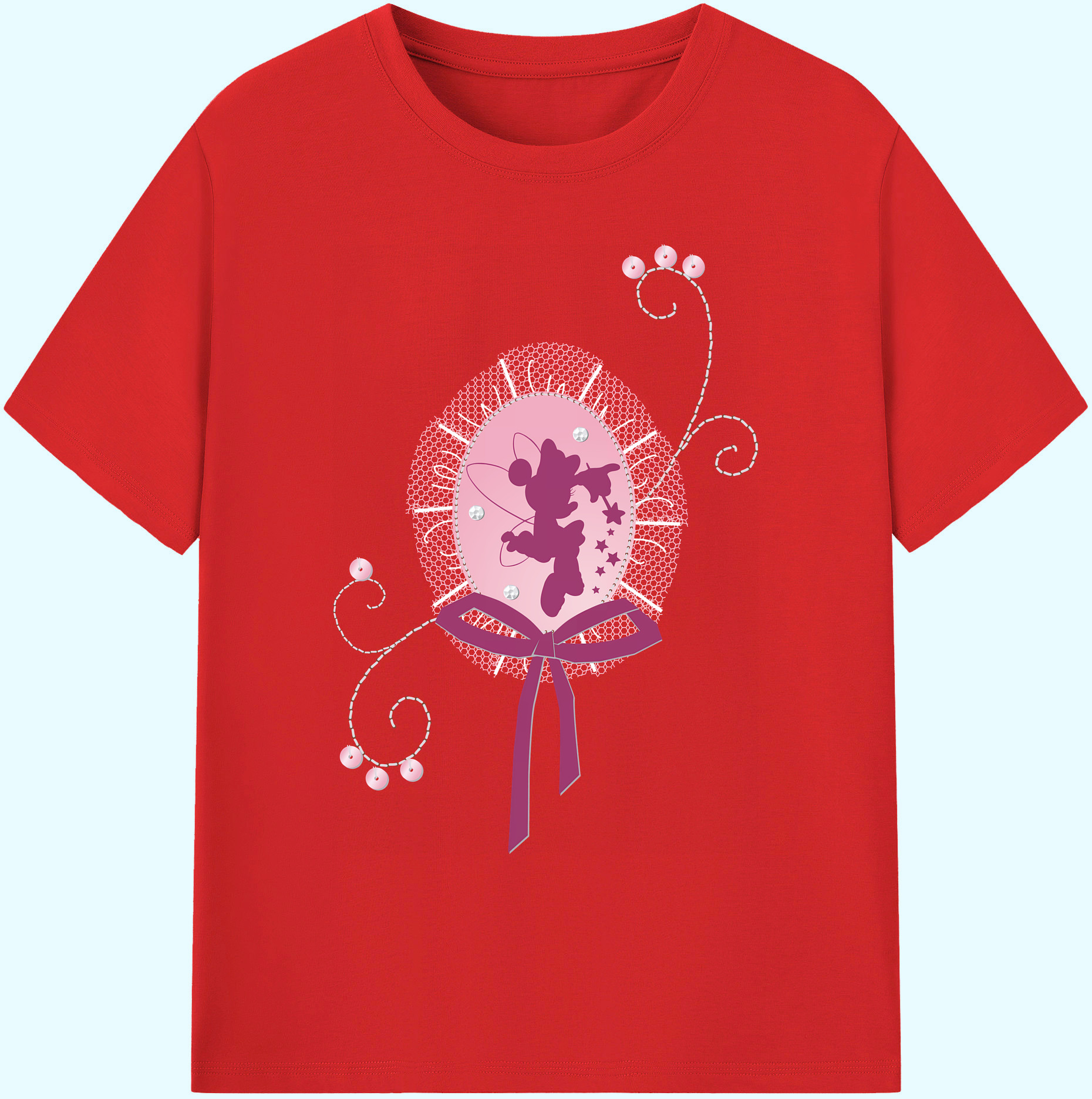 ミッキーマウス Mickey Mouse 綿100％ メンズ半袖Tシャツ｜肌触りやわらか＆通気性