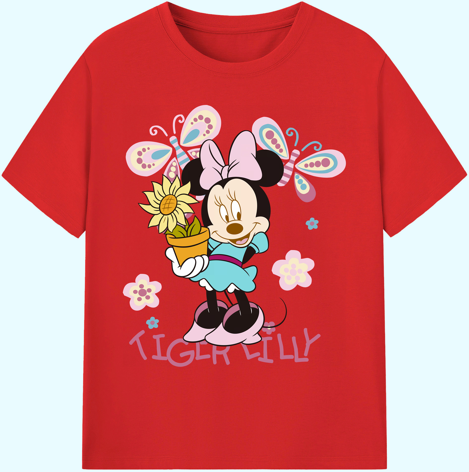 ミッキーマウス Mickey Mouse 綿100％ メンズ半袖Tシャツ｜肌触りやわらか＆通気性