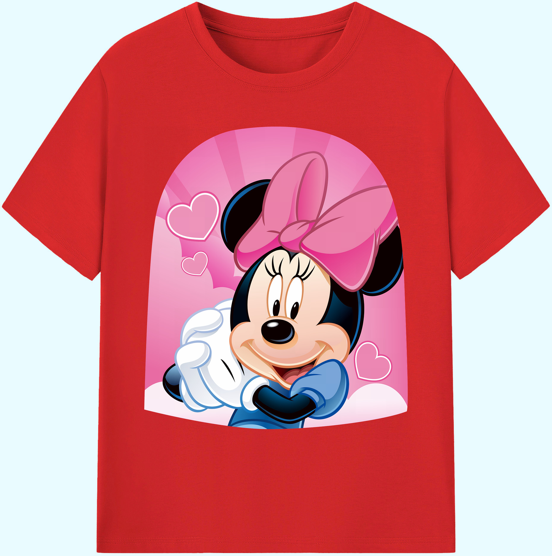 ミッキーマウス Mickey Mouse 綿100％ メンズ半袖Tシャツ｜肌触りやわらか＆通気性