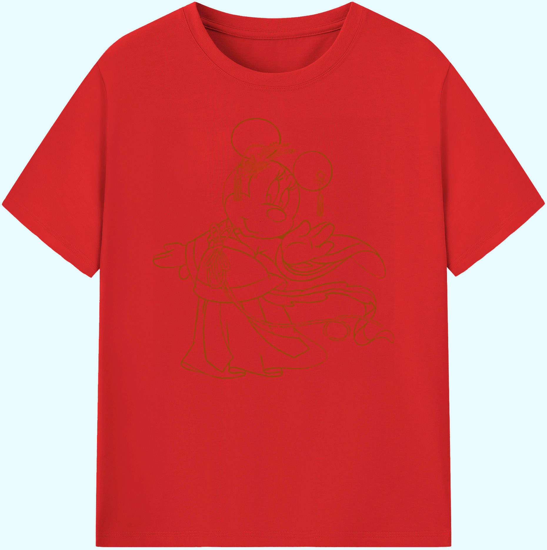 ミッキーマウス Mickey Mouse 綿100％ メンズ半袖Tシャツ｜肌触りやわらか＆通気性