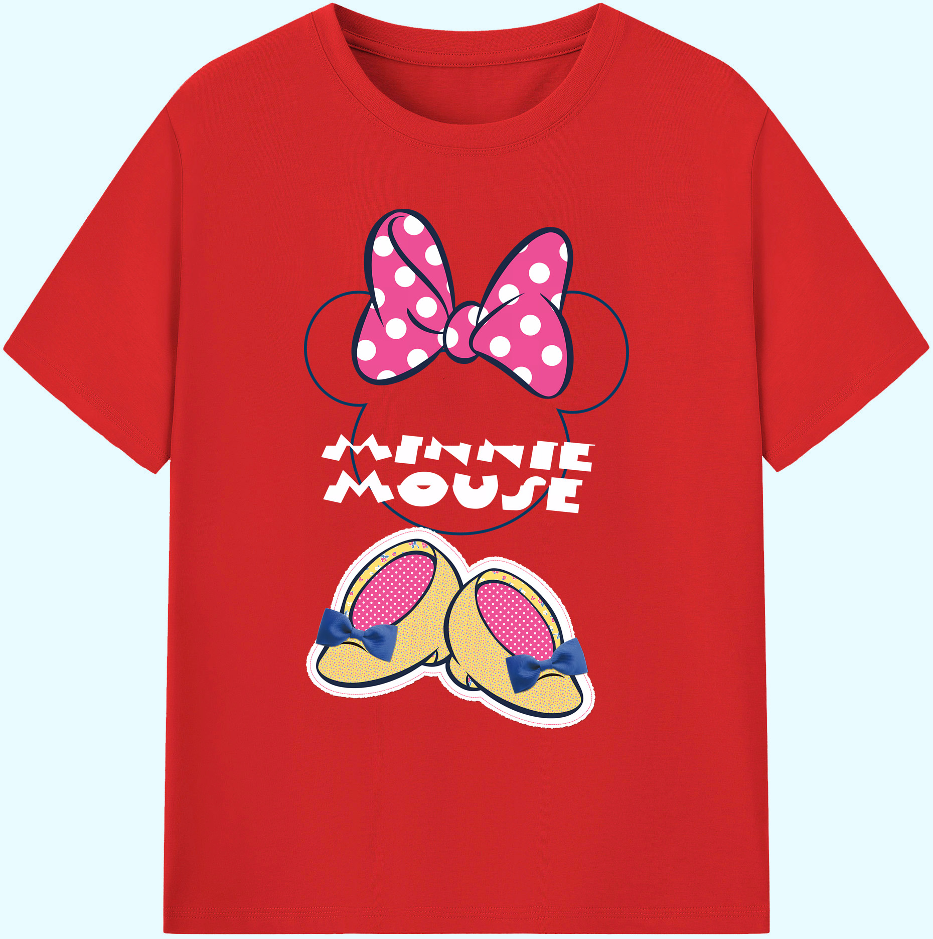 ミッキーマウス Mickey Mouse 綿100％ メンズ半袖Tシャツ｜肌触りやわらか＆通気性