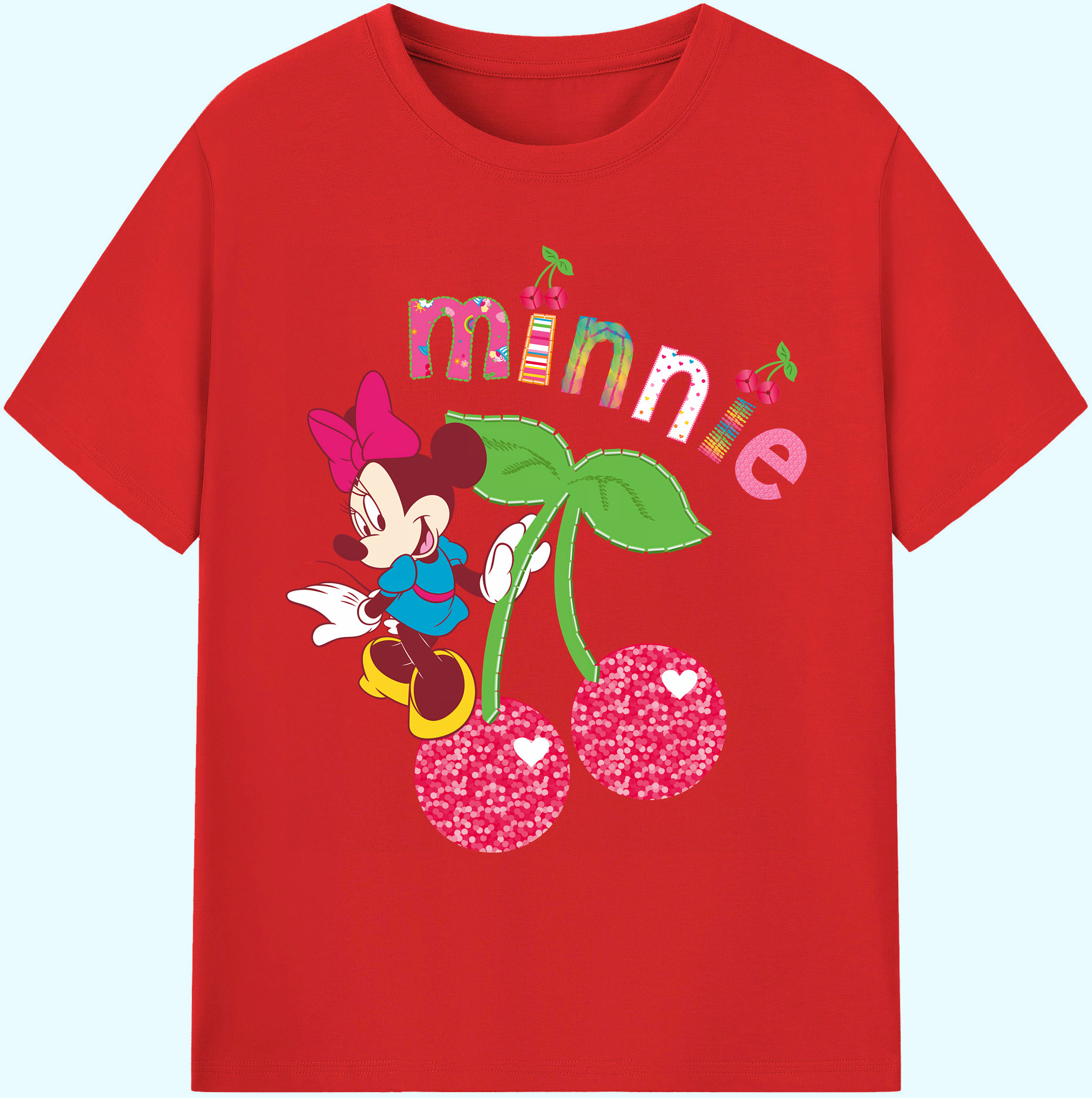ミッキーマウス Mickey Mouse 綿100％ メンズ半袖Tシャツ｜肌触りやわらか＆通気性