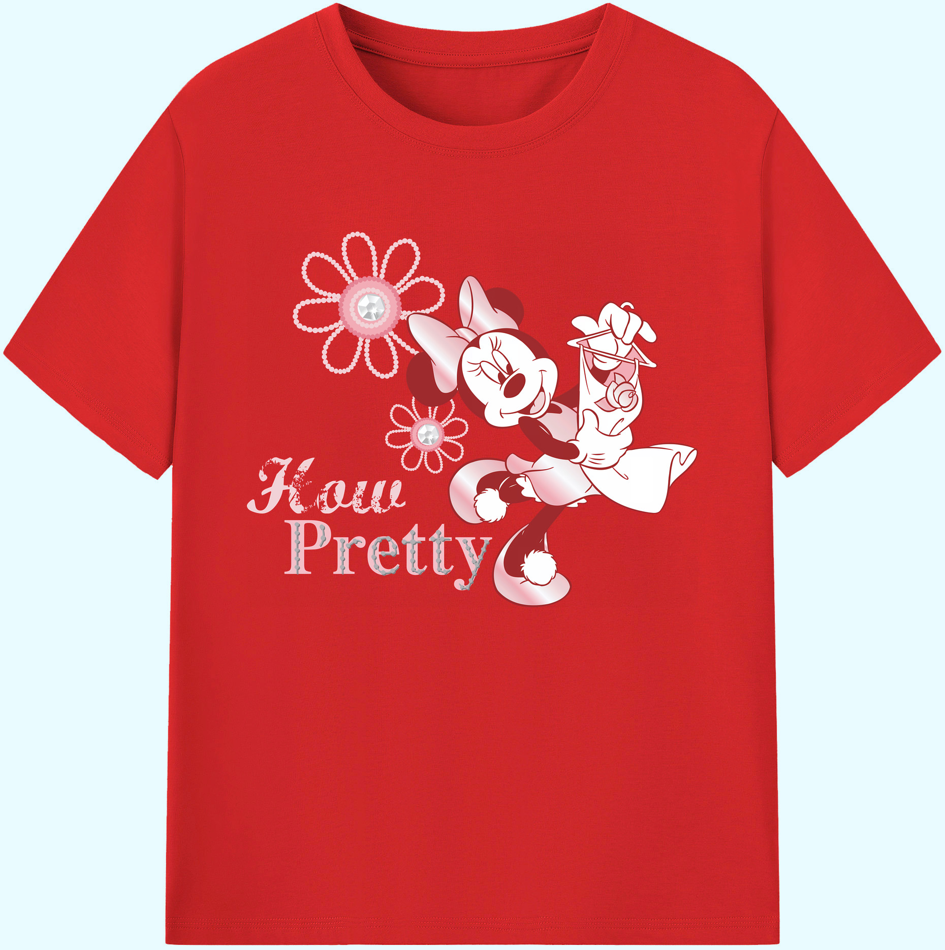 ミッキーマウス Mickey Mouse 綿100％ メンズ半袖Tシャツ｜肌触りやわらか＆通気性