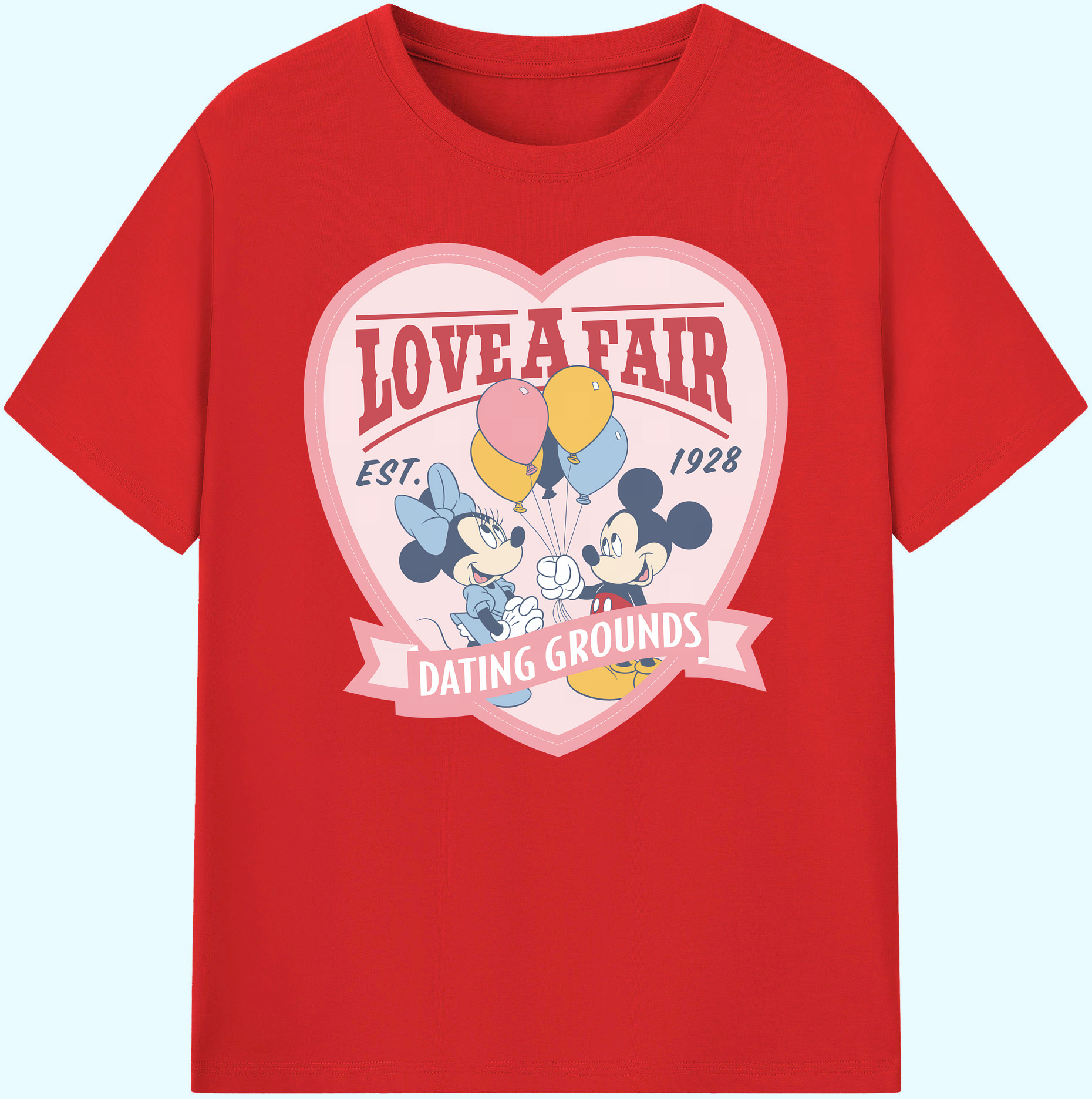 ミッキーマウス Mickey Mouse 綿100％ メンズ半袖Tシャツ｜肌触りやわらか＆通気性