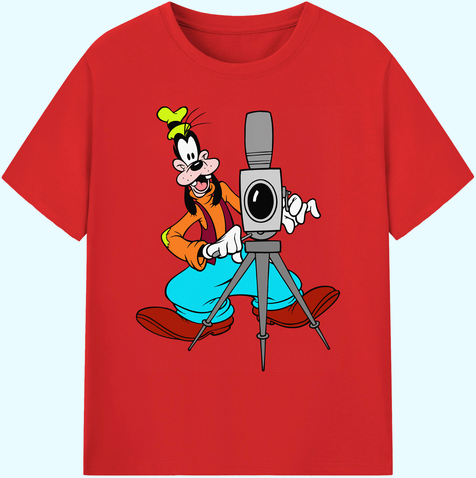 ミッキーマウス Mickey Mouse 綿100％ メンズ半袖Tシャツ｜肌触りやわらか＆通気性