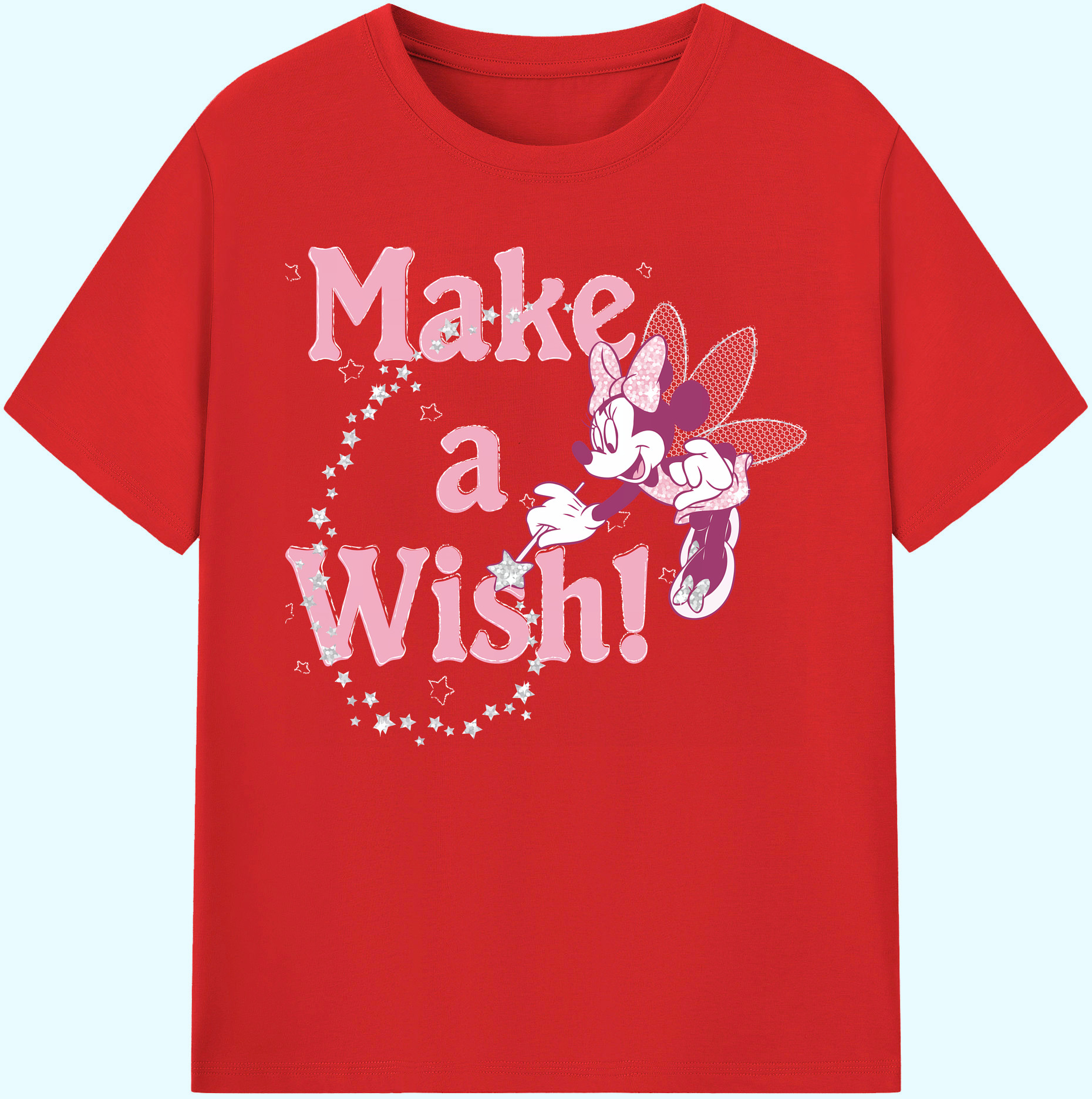 ミッキーマウス Mickey Mouse 綿100％ メンズ半袖Tシャツ｜肌触りやわらか＆通気性