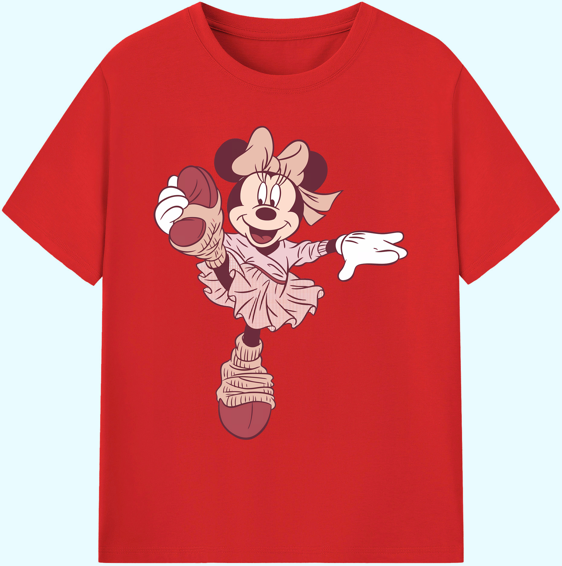 ミッキーマウス Mickey Mouse 綿100％ メンズ半袖Tシャツ｜肌触りやわらか＆通気性