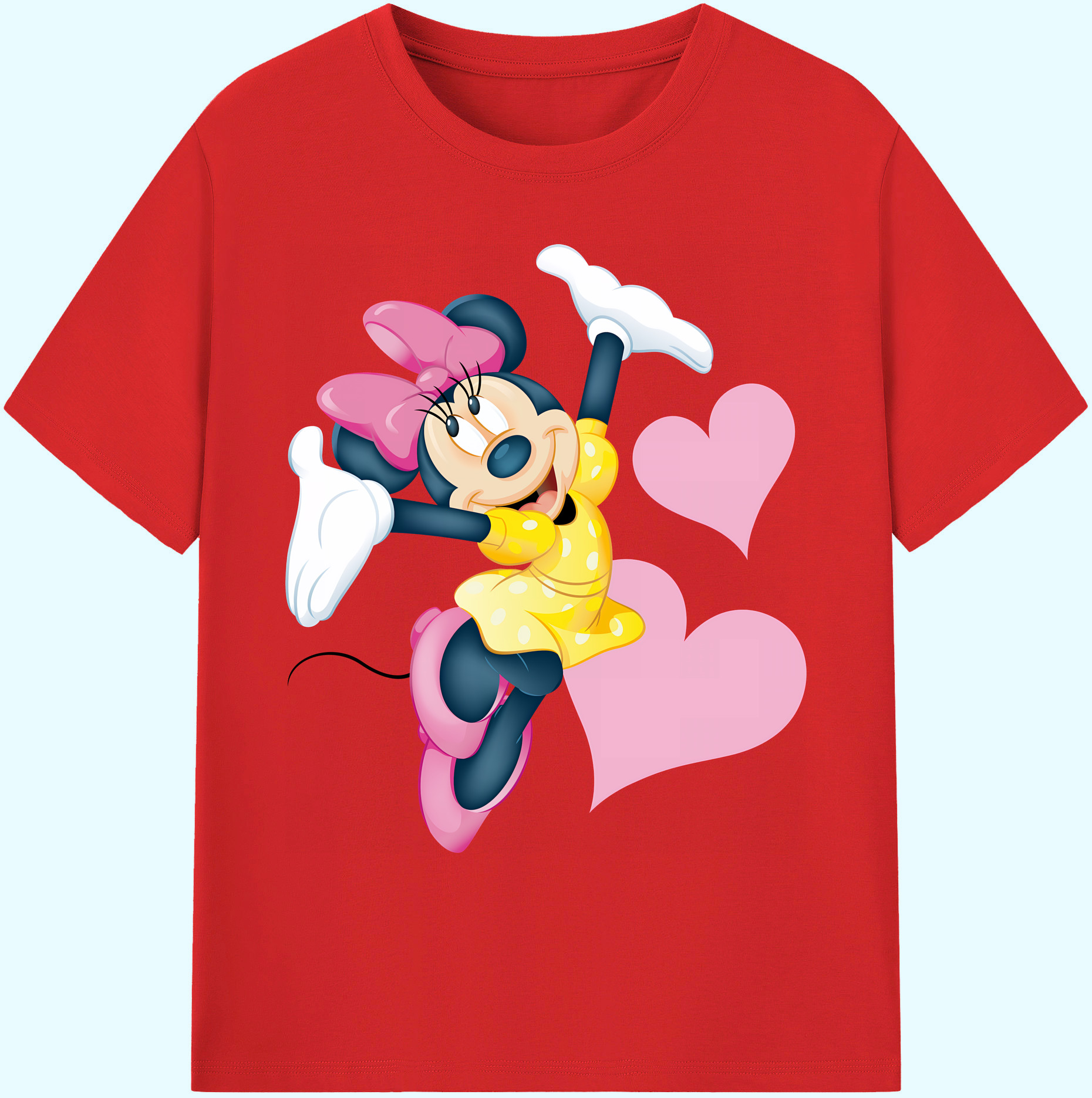 ミッキーマウス Mickey Mouse 綿100％ メンズ半袖Tシャツ｜肌触りやわらか＆通気性
