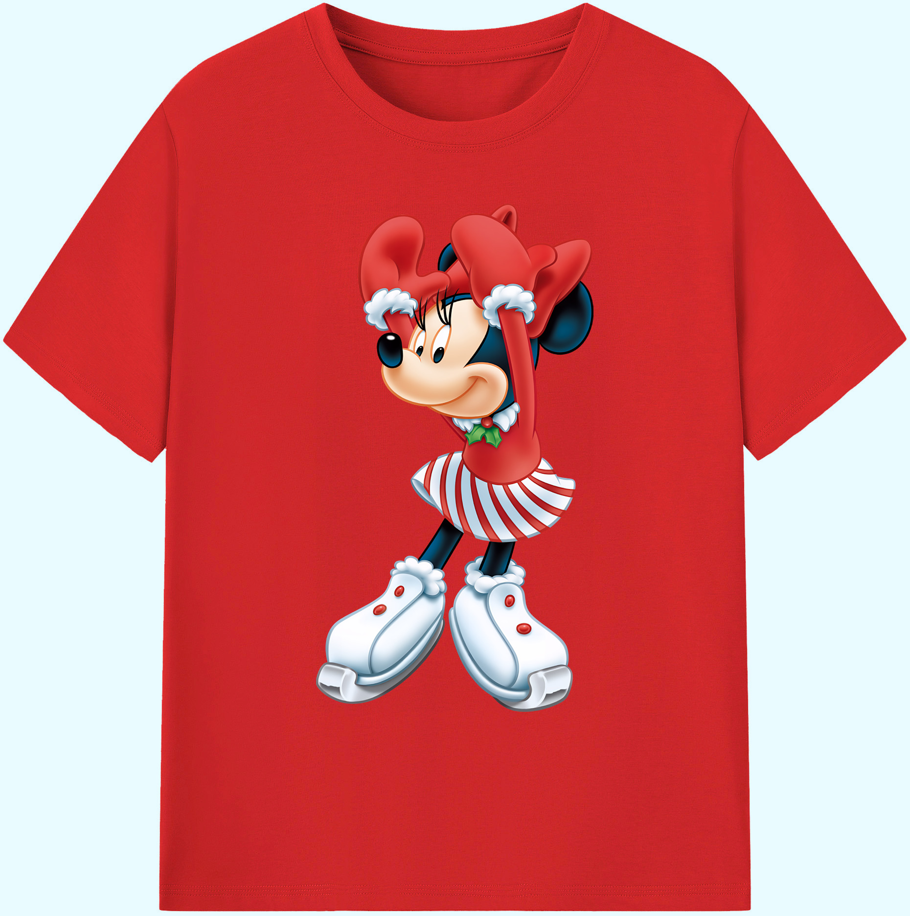 ミッキーマウス Mickey Mouse 綿100％ メンズ半袖Tシャツ｜肌触りやわらか＆通気性