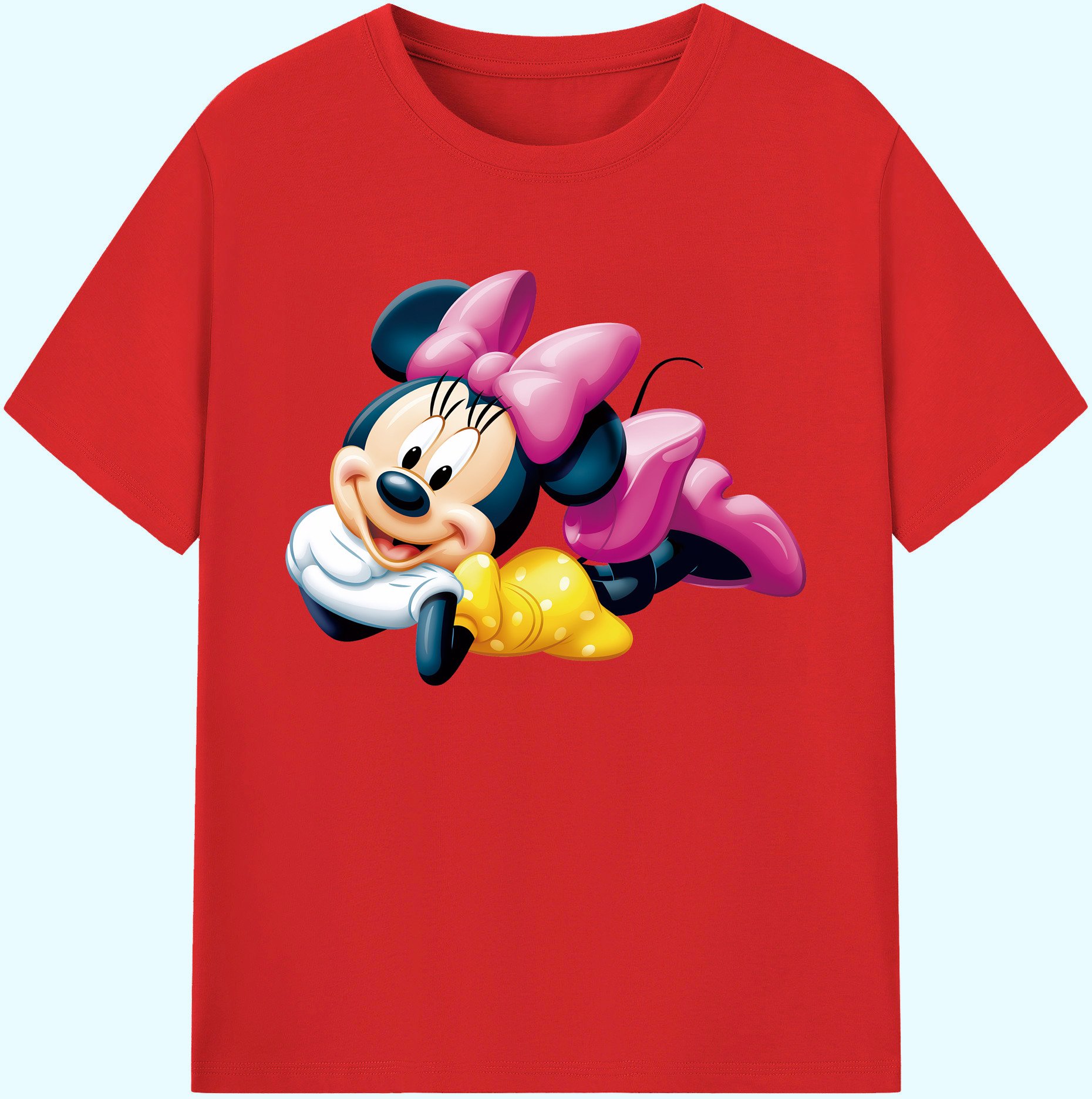 ミッキーマウス Mickey Mouse 綿100％ メンズ半袖Tシャツ｜肌触りやわらか＆通気性