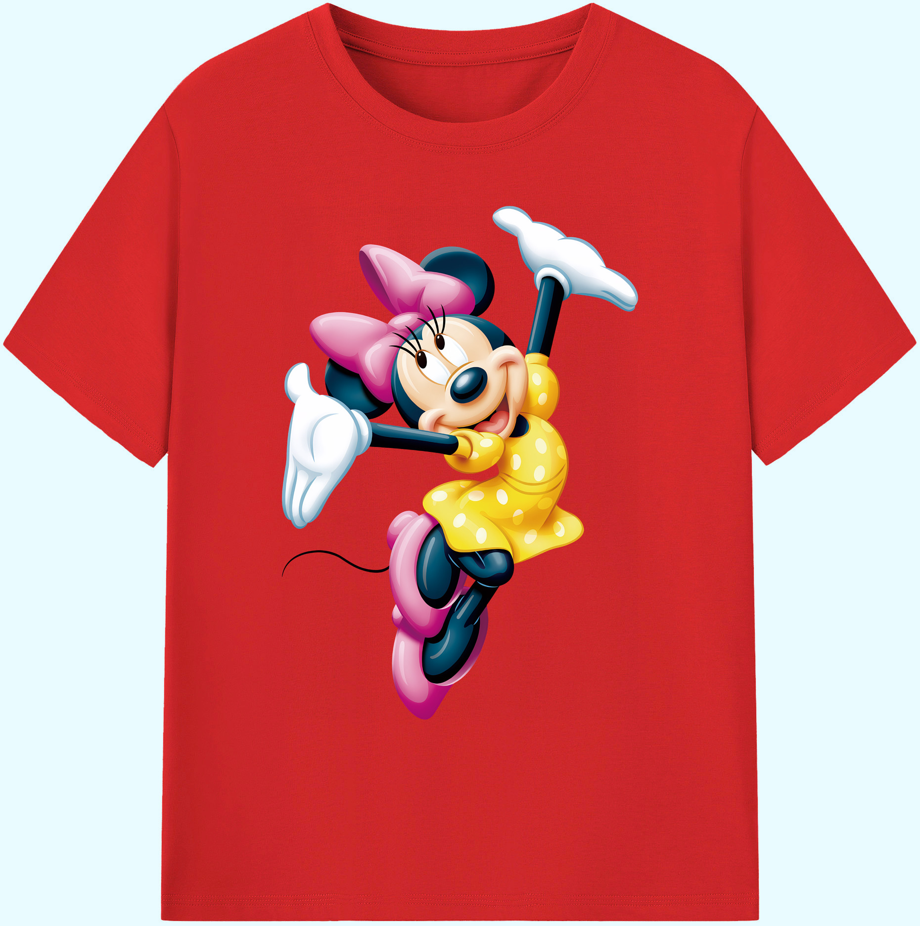 ミッキーマウス Mickey Mouse 綿100％ メンズ半袖Tシャツ｜肌触りやわらか＆通気性