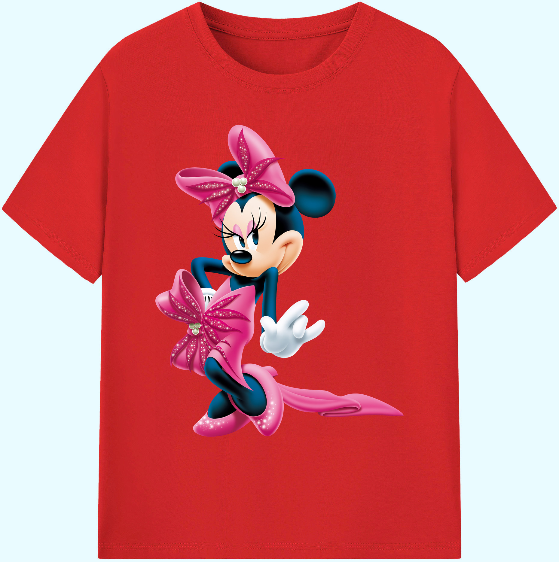 ミッキーマウス Mickey Mouse 綿100％ メンズ半袖Tシャツ｜肌触りやわらか＆通気性