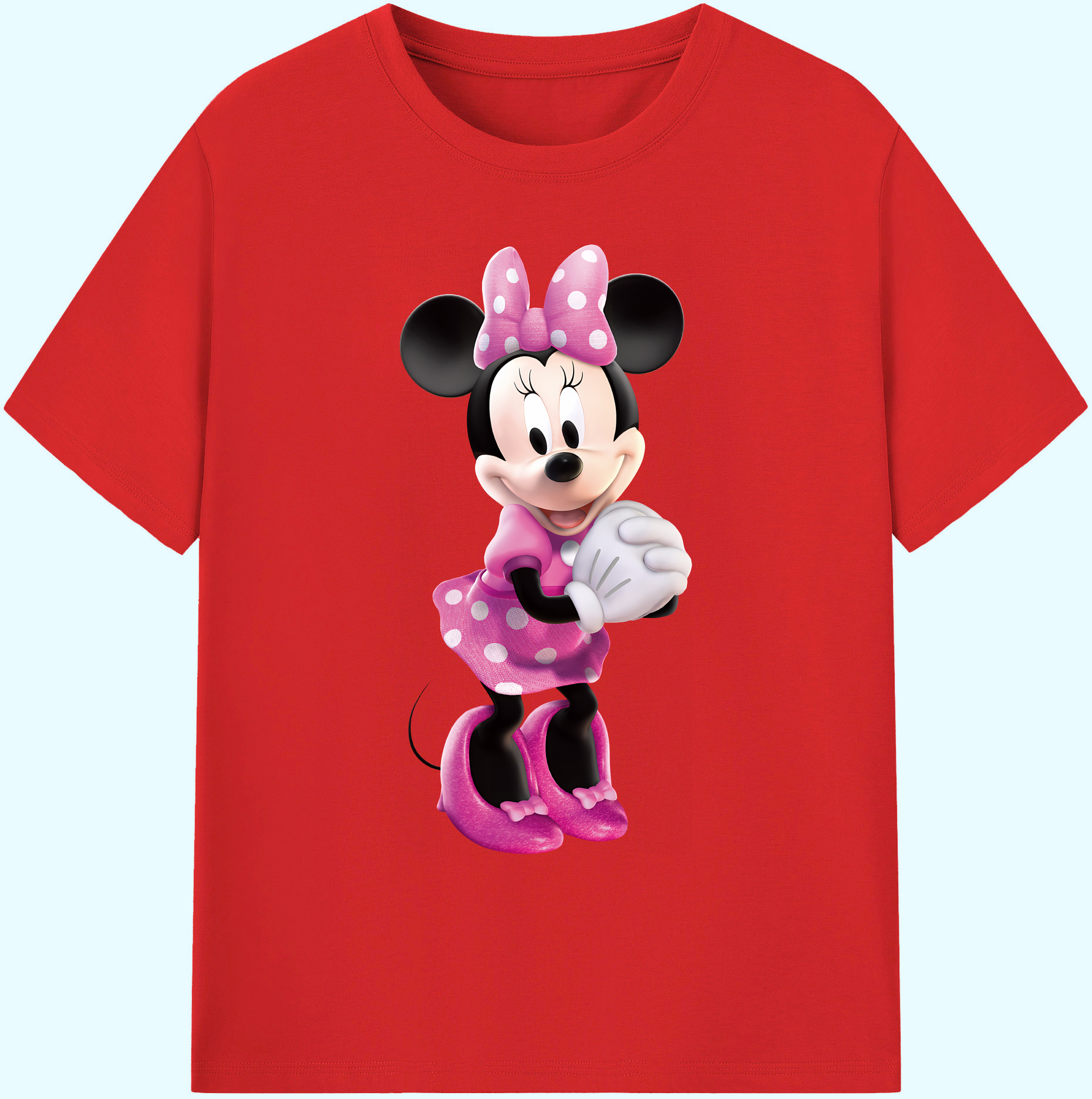 ミッキーマウス Mickey Mouse 綿100％ メンズ半袖Tシャツ｜肌触りやわらか＆通気性
