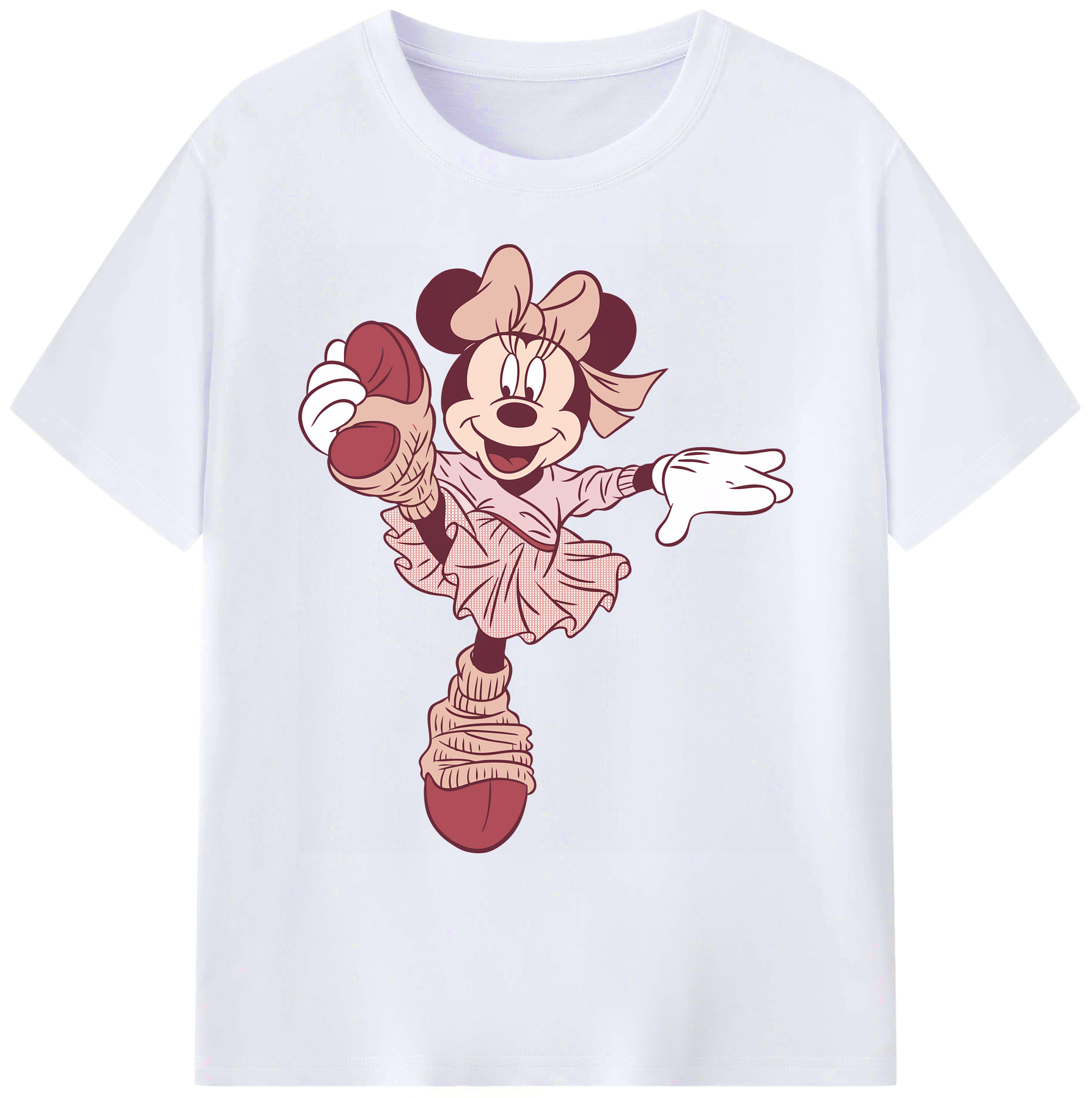 ミッキーマウス Mickey Mouse 綿100％ メンズ半袖Tシャツ｜肌触りやわらか＆通気性