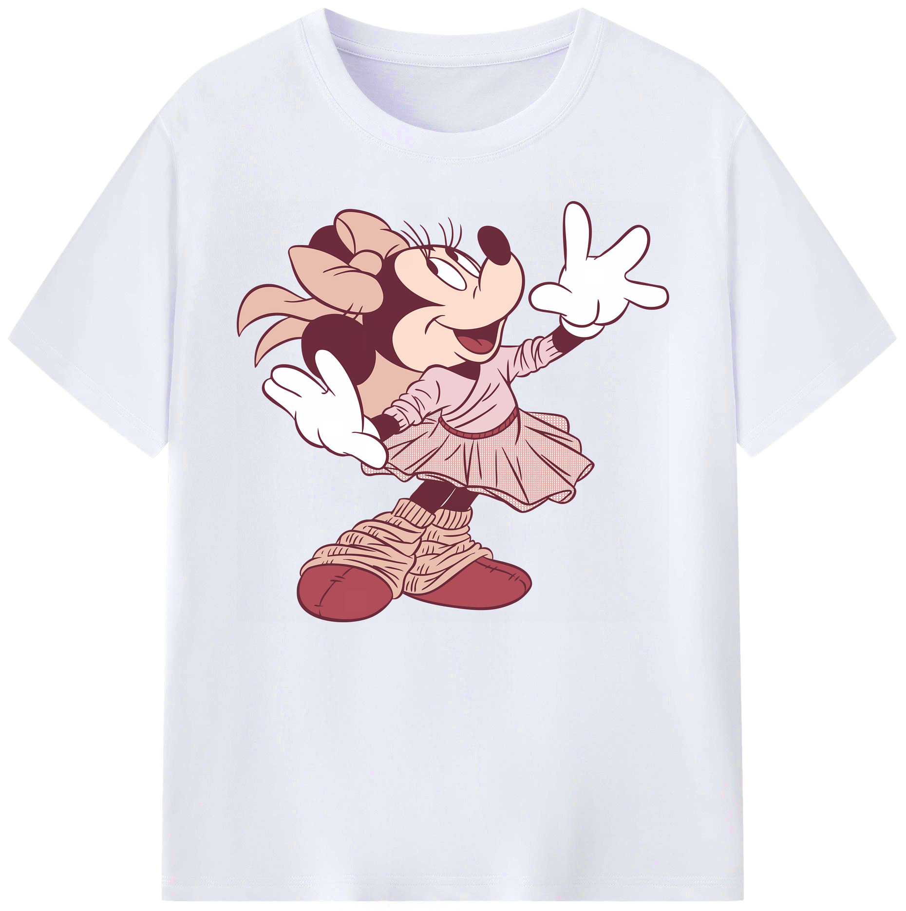 ミッキーマウス Mickey Mouse 綿100％ メンズ半袖Tシャツ｜肌触りやわらか＆通気性
