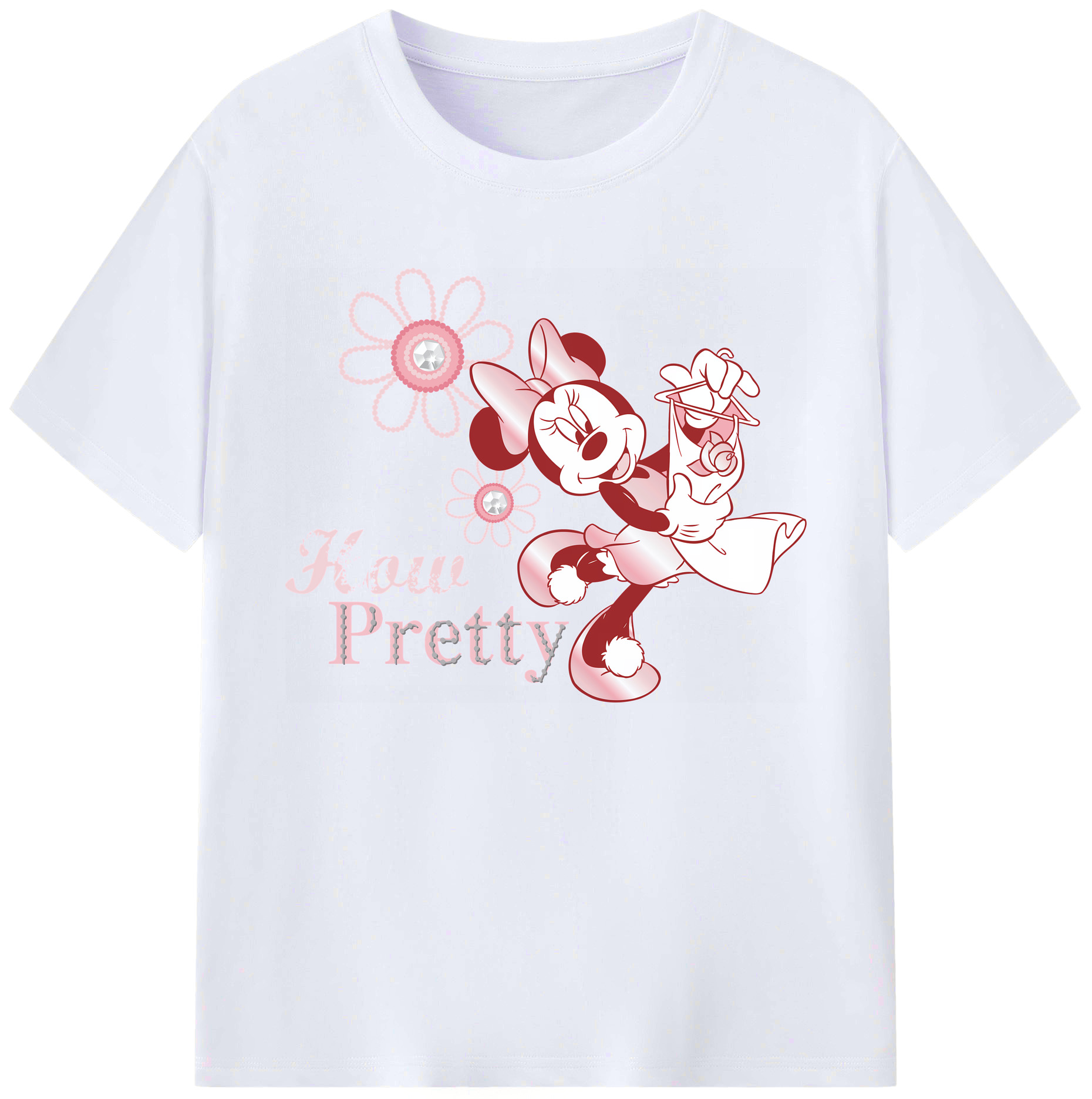 ミッキーマウス Mickey Mouse 綿100％ メンズ半袖Tシャツ｜肌触りやわらか＆通気性