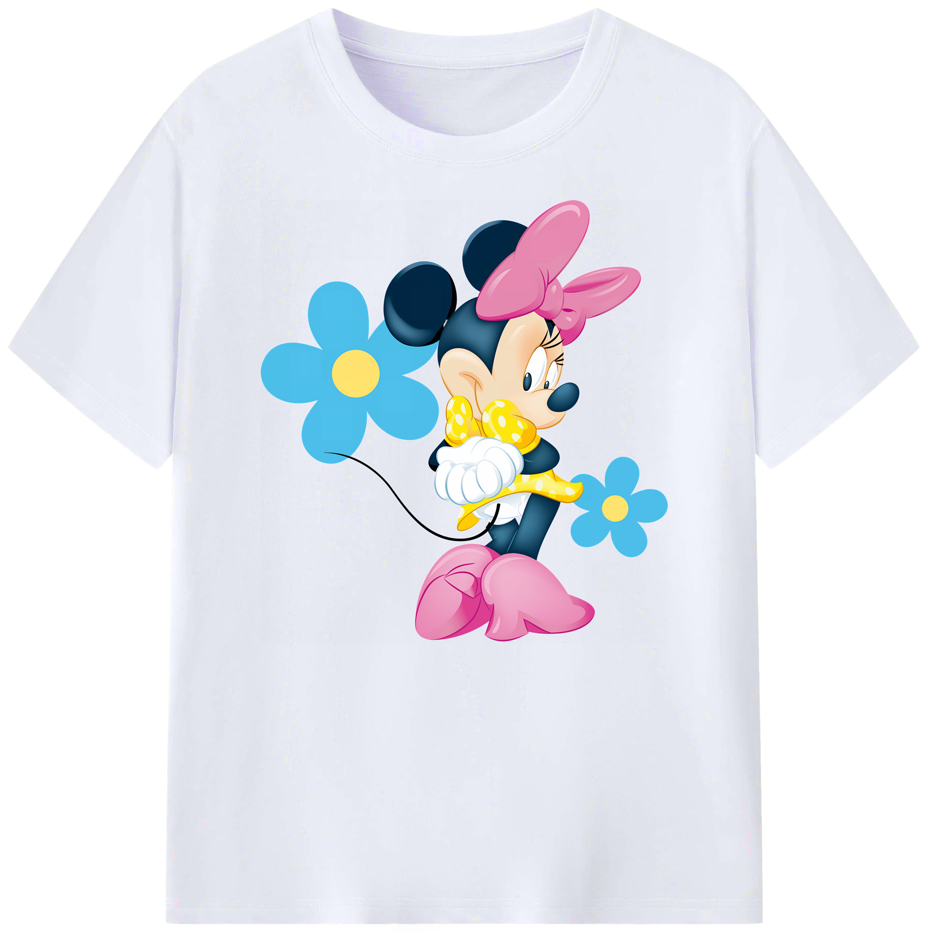 ミッキーマウス Mickey Mouse 綿100％ メンズ半袖Tシャツ｜肌触りやわらか＆通気性