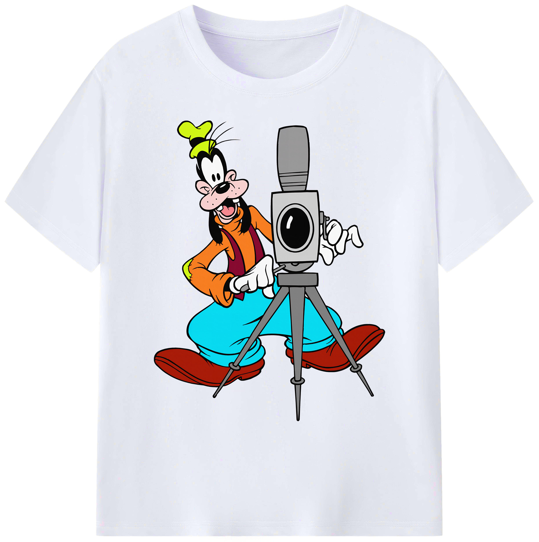 ミッキーマウス Mickey Mouse 綿100％ メンズ半袖Tシャツ｜肌触りやわらか＆通気性