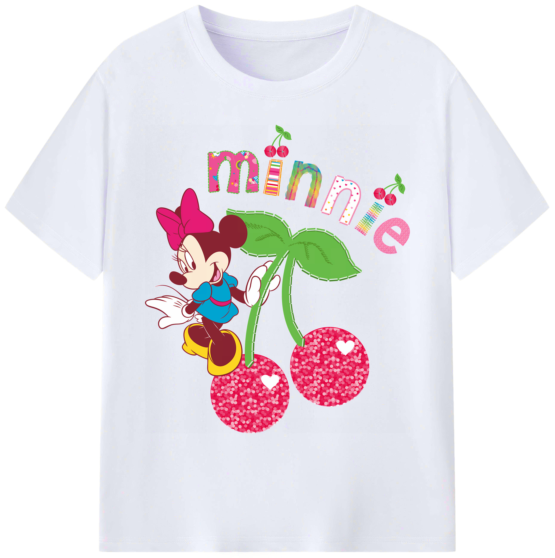 ミッキーマウス Mickey Mouse 綿100％ メンズ半袖Tシャツ｜肌触りやわらか＆通気性