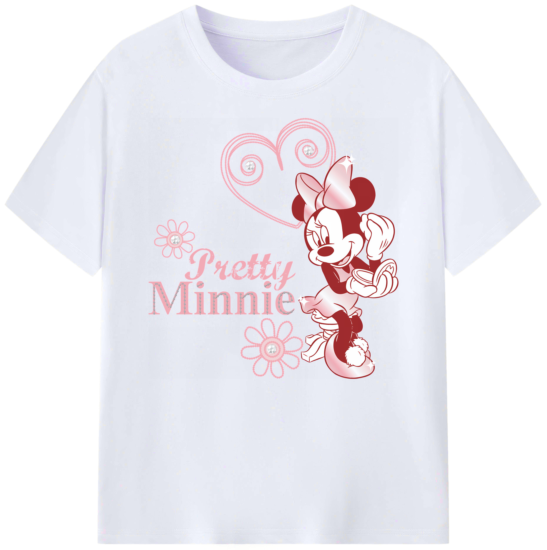 ミッキーマウス Mickey Mouse 綿100％ メンズ半袖Tシャツ｜肌触りやわらか＆通気性