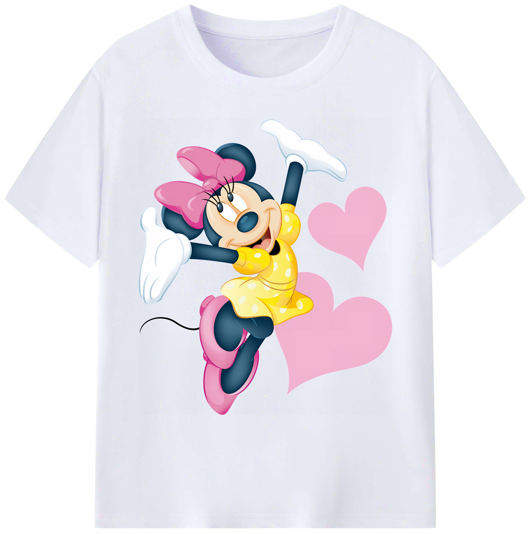 ミッキーマウス Mickey Mouse 綿100％ メンズ半袖Tシャツ｜肌触りやわらか＆通気性