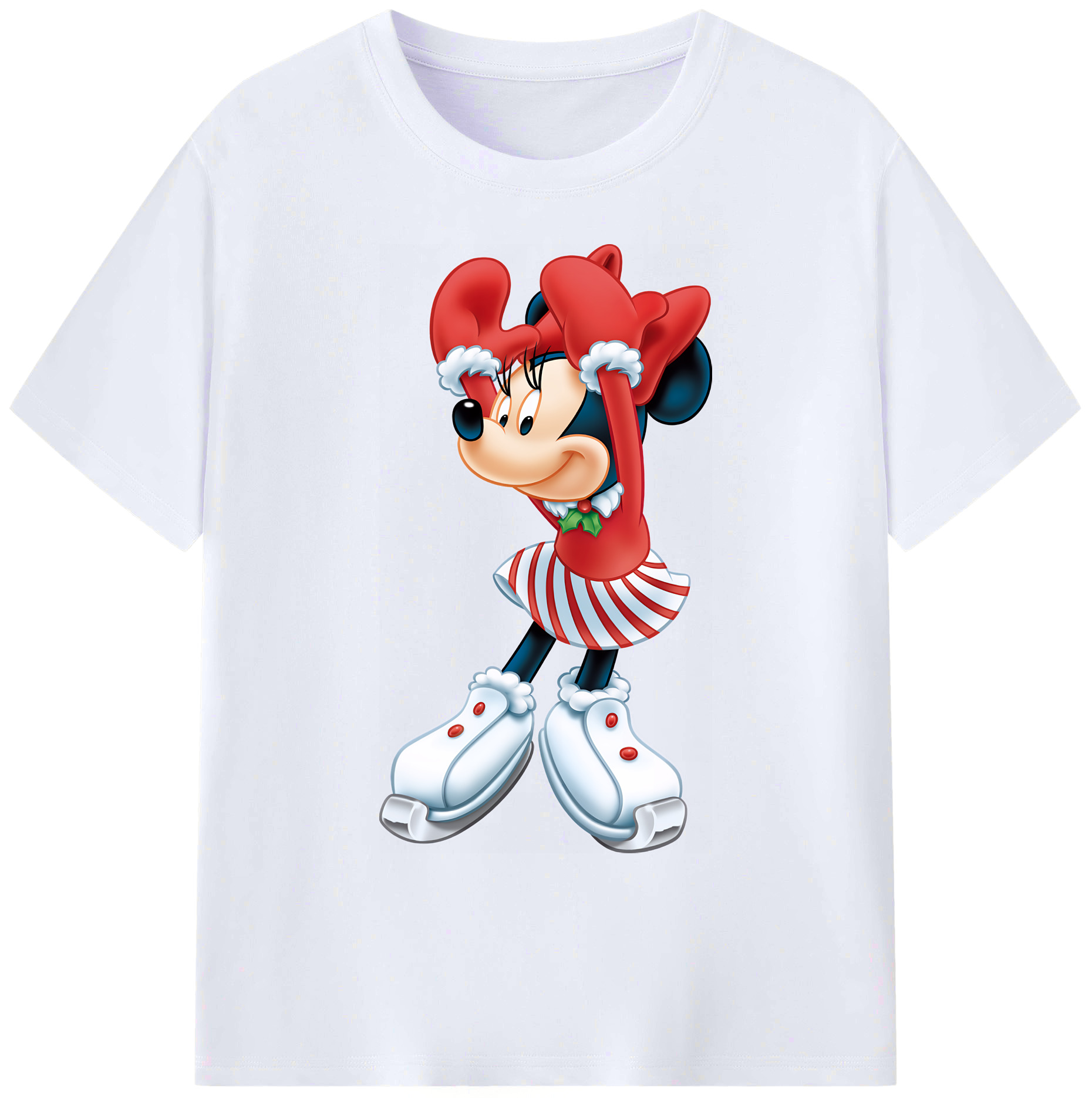 ミッキーマウス Mickey Mouse 綿100％ メンズ半袖Tシャツ｜肌触りやわらか＆通気性
