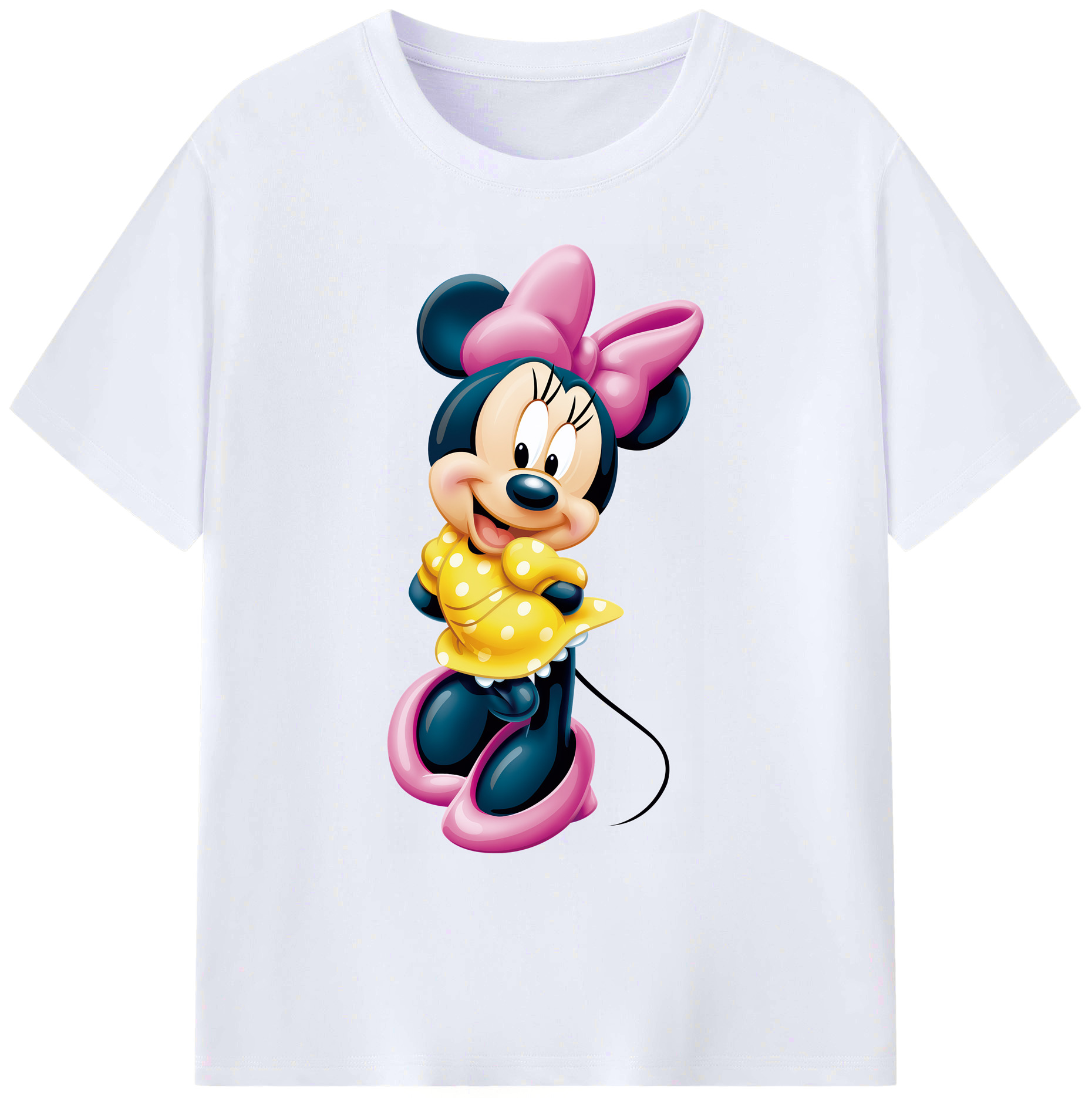 ミッキーマウス Mickey Mouse 綿100％ メンズ半袖Tシャツ｜肌触りやわらか＆通気性