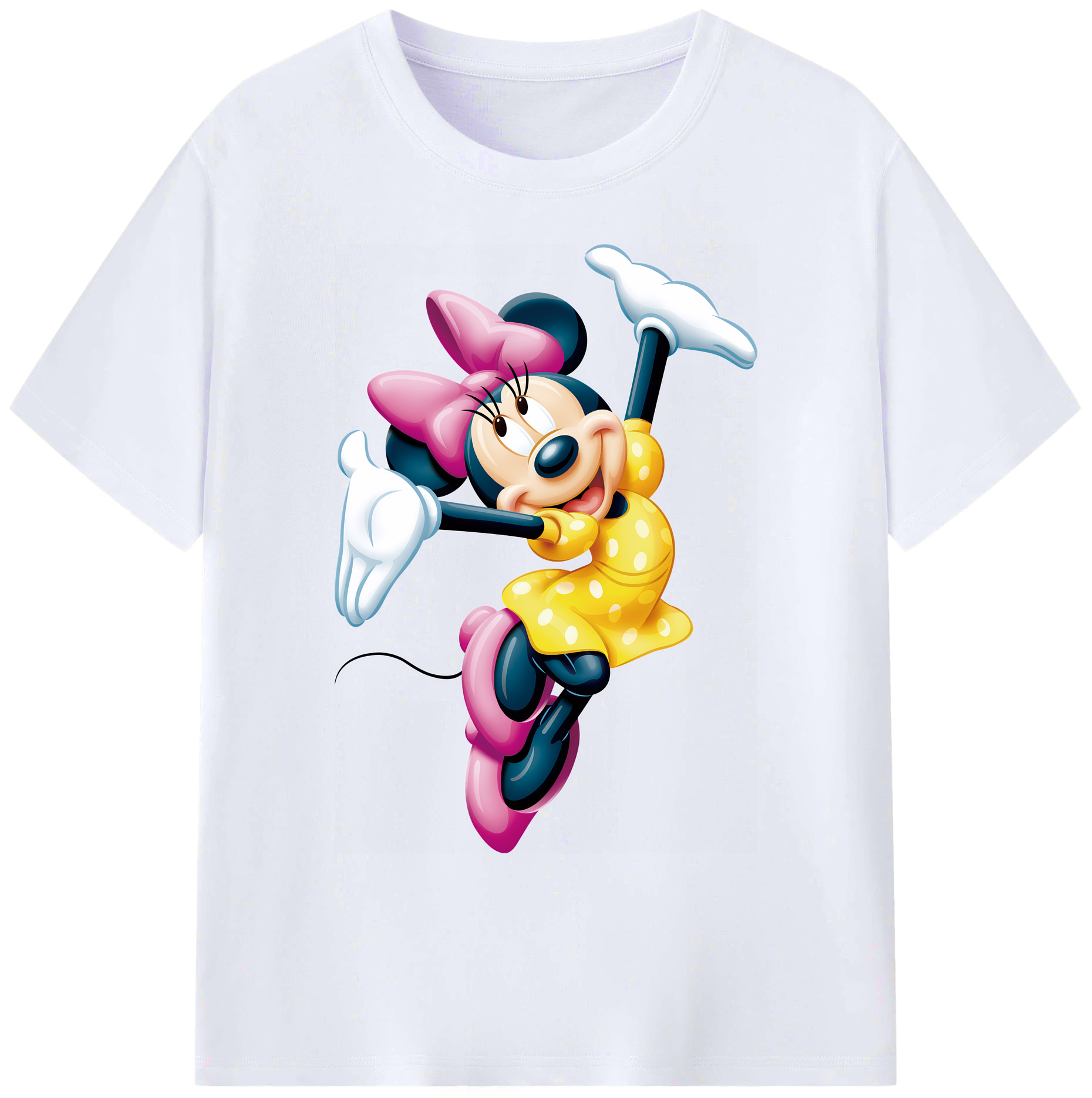 ミッキーマウス Mickey Mouse 綿100％ メンズ半袖Tシャツ｜肌触りやわらか＆通気性