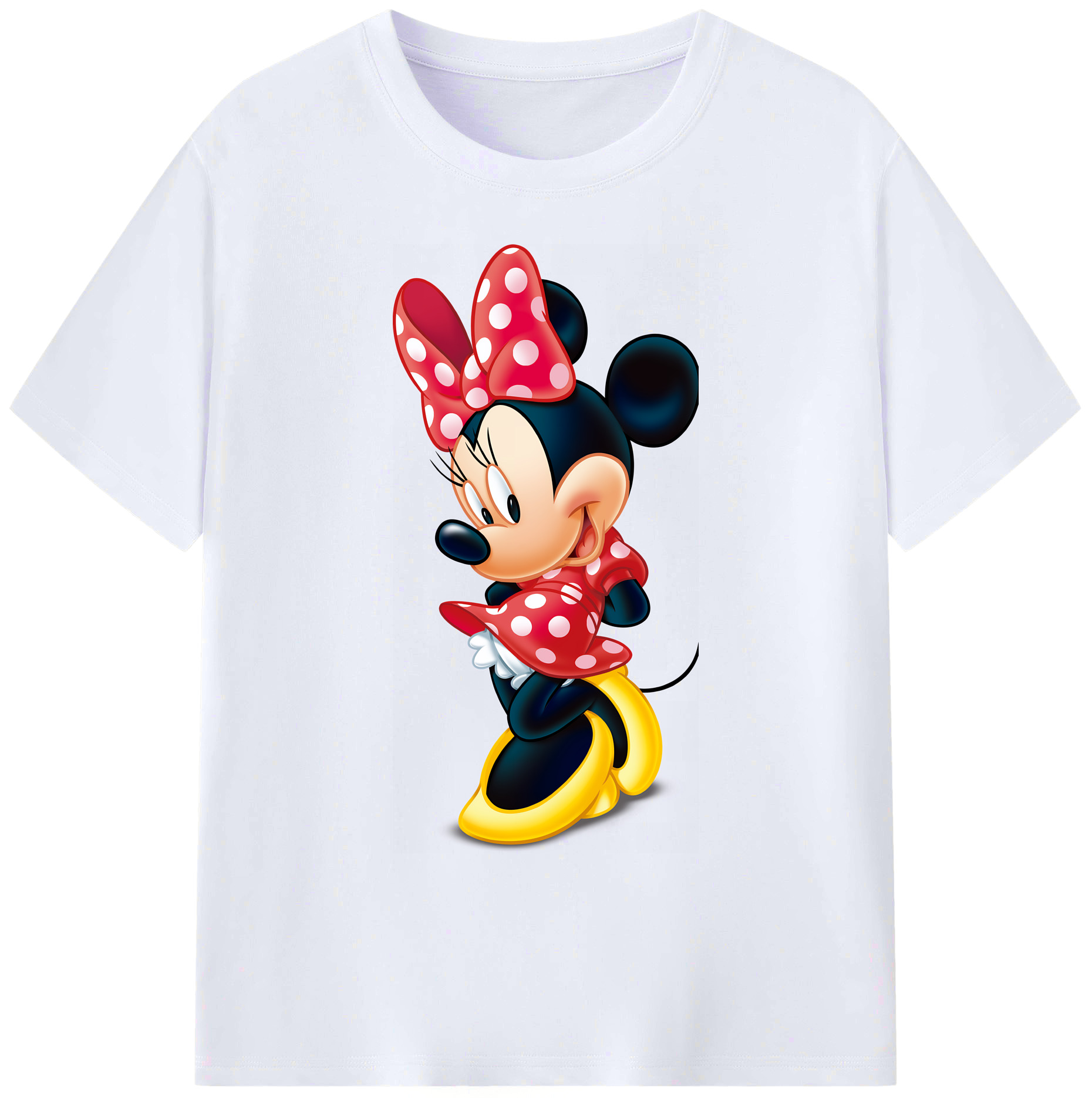 ミッキーマウス Mickey Mouse 綿100％ メンズ半袖Tシャツ｜肌触りやわらか＆通気性