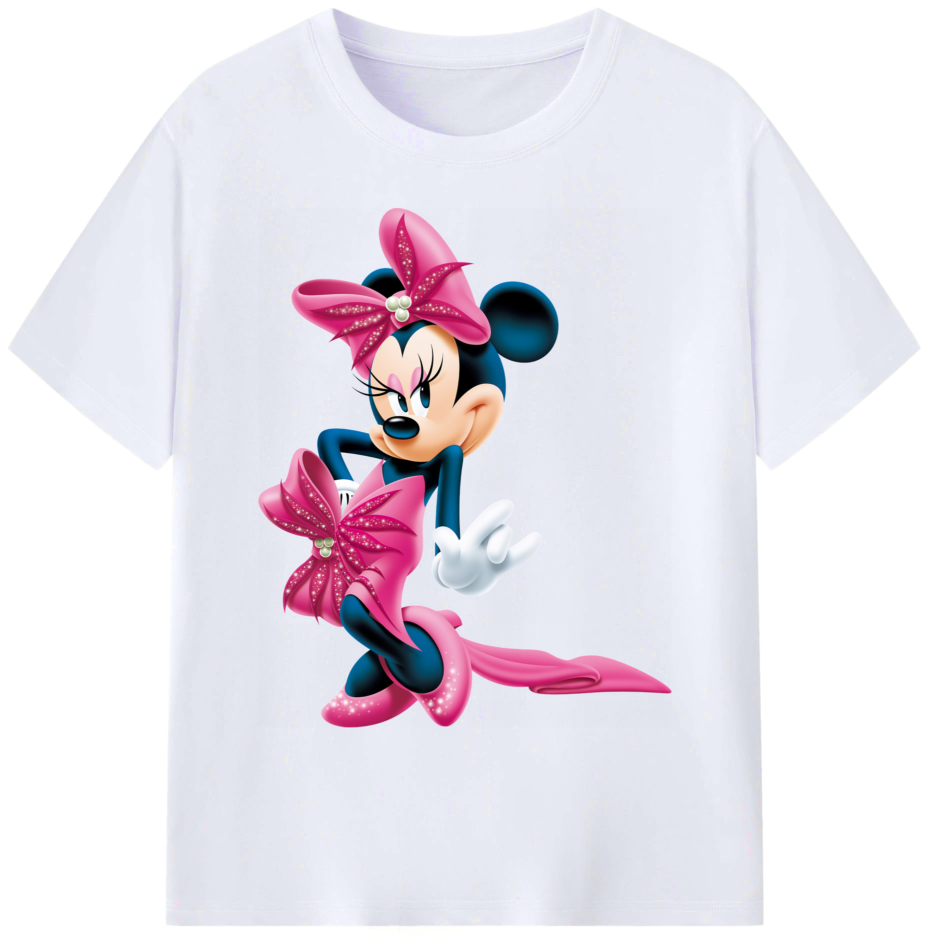 ミッキーマウス Mickey Mouse 綿100％ メンズ半袖Tシャツ｜肌触りやわらか＆通気性