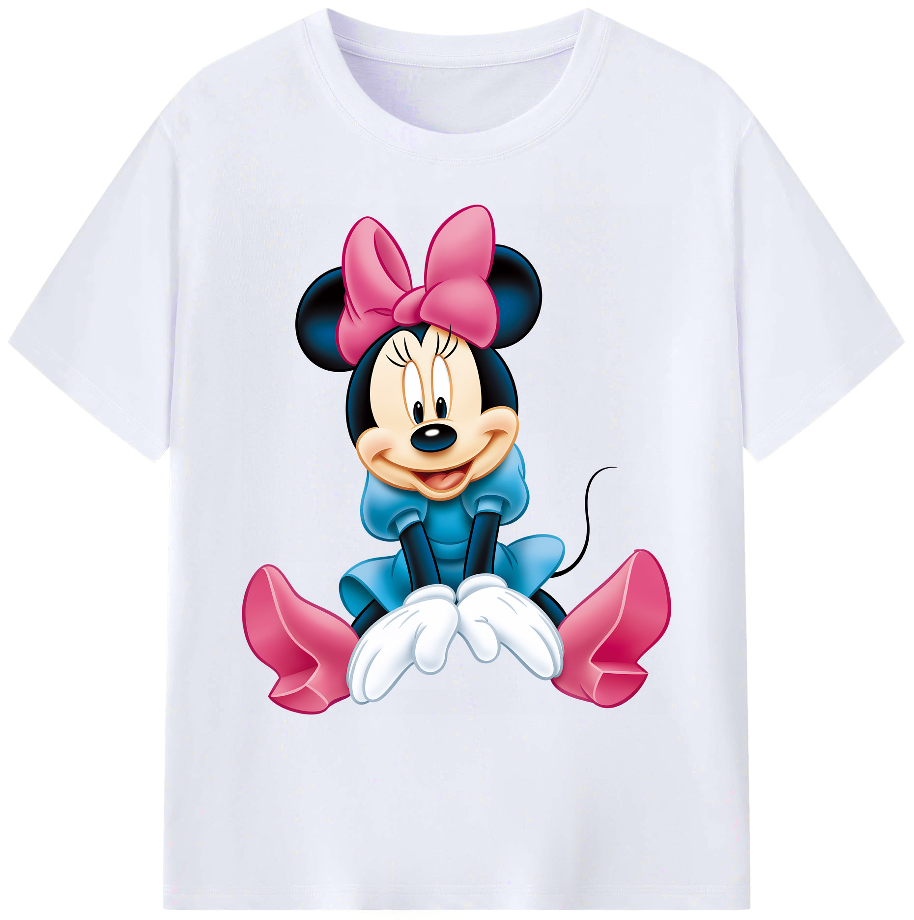 ミッキーマウス Mickey Mouse 綿100％ メンズ半袖Tシャツ｜肌触りやわらか＆通気性
