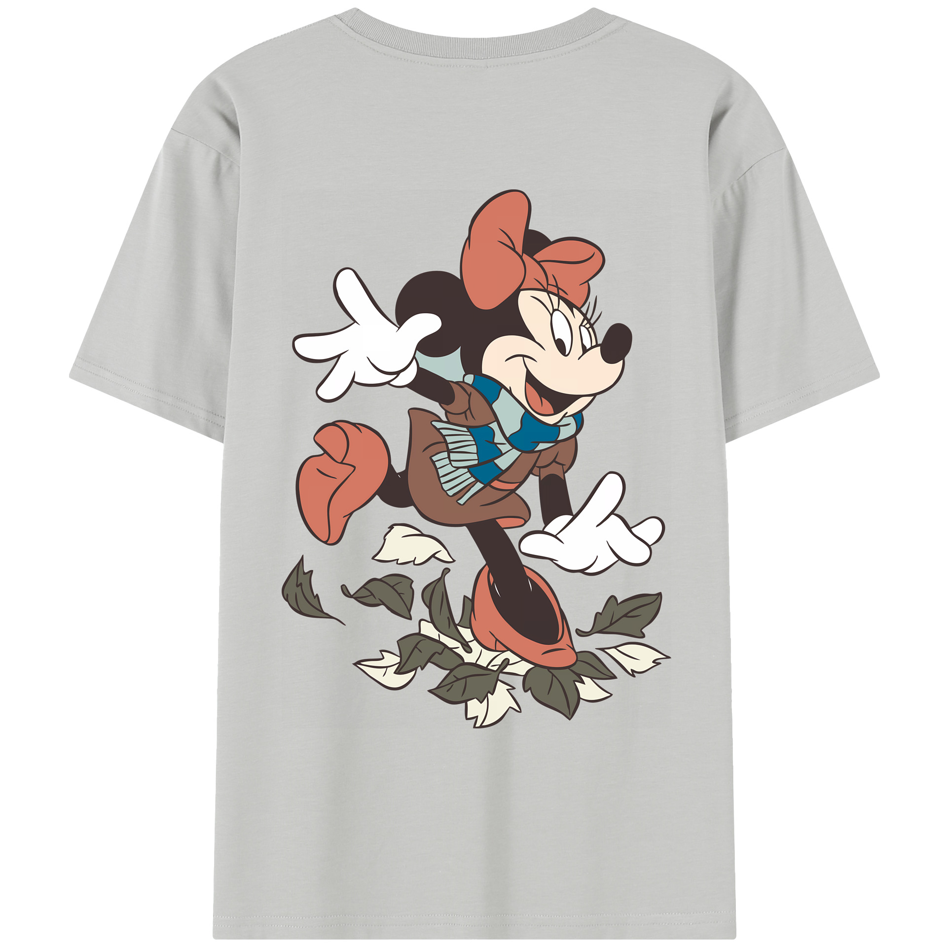 （画像用） ミッキーマウス Mickey Mouse レディース半袖Tシャツ(バックプリント)