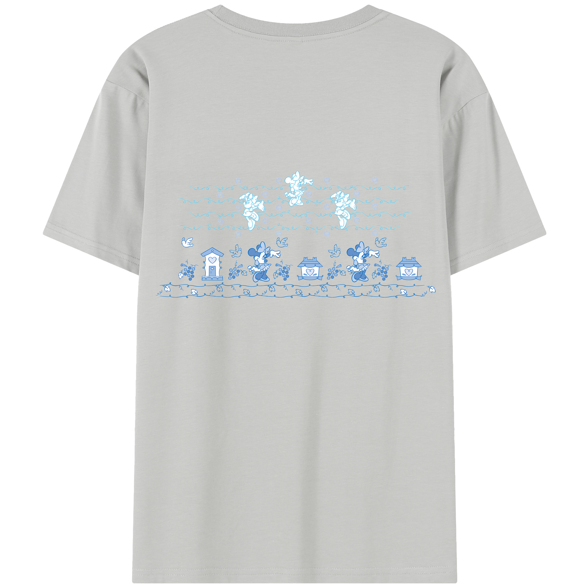 （画像用） ミッキーマウス Mickey Mouse レディース半袖Tシャツ(バックプリント)